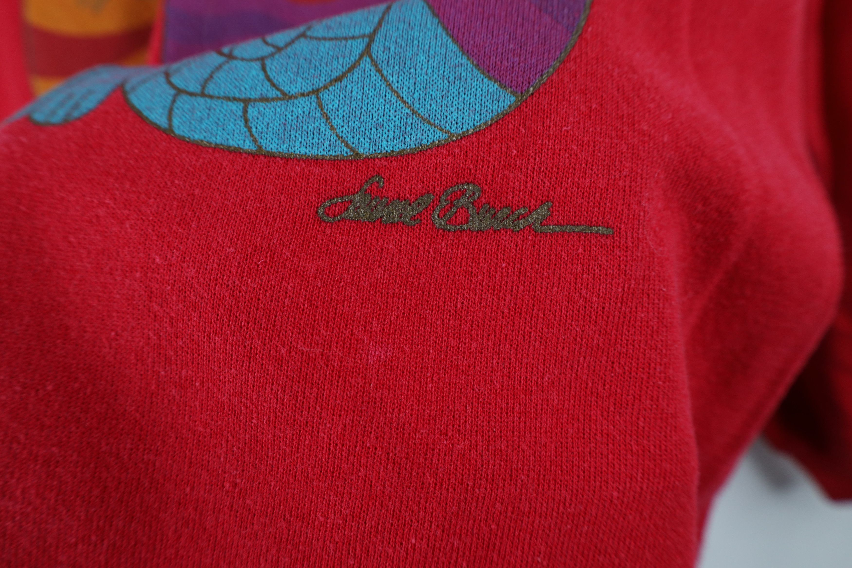 Vintage Vintage 80s Streetwear Rainbow Cat Kitten Sweatshirt USA Size L / US 10 / IT 46 - 5 Thumbnail