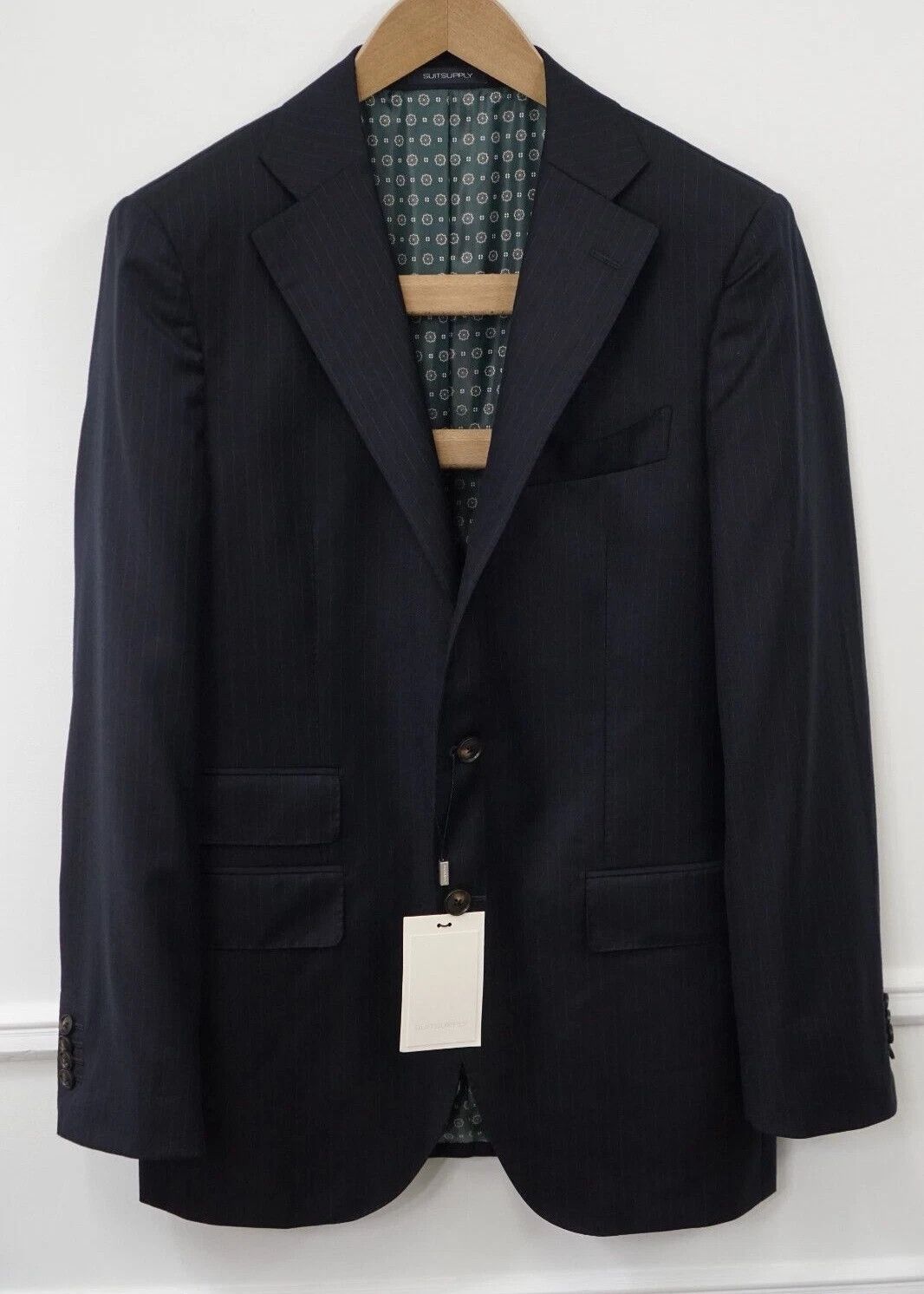 Suitsupply Men Suitsupply Blazer La Spalla Wool Vitale Barberis US40L Size 40L - 1 Thumbnail