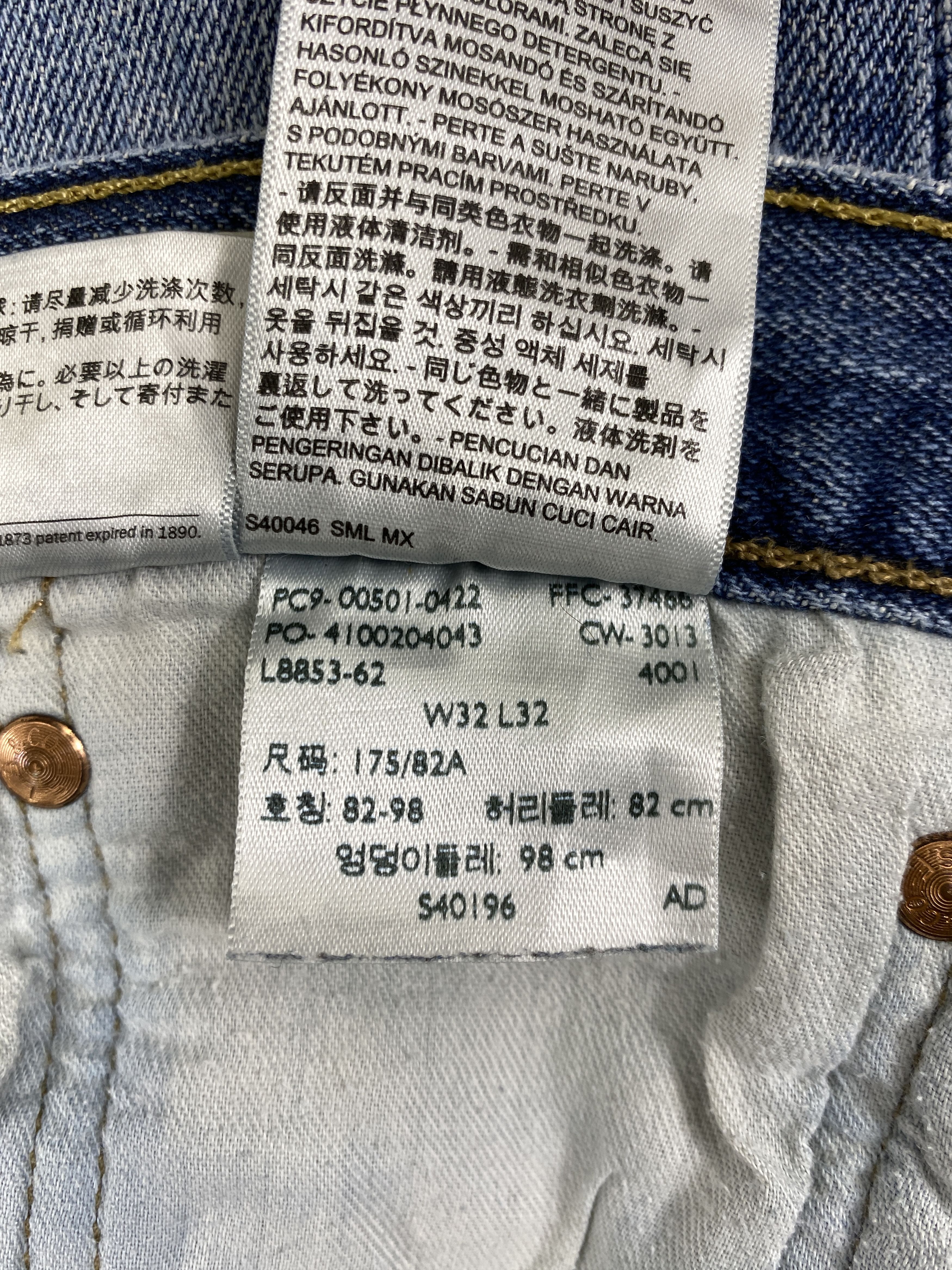 Levi's Distressed Blue Vintage Levi's 501 30x29.5 Denim -JN1656 Size US 30 / EU 46 - 10 Thumbnail