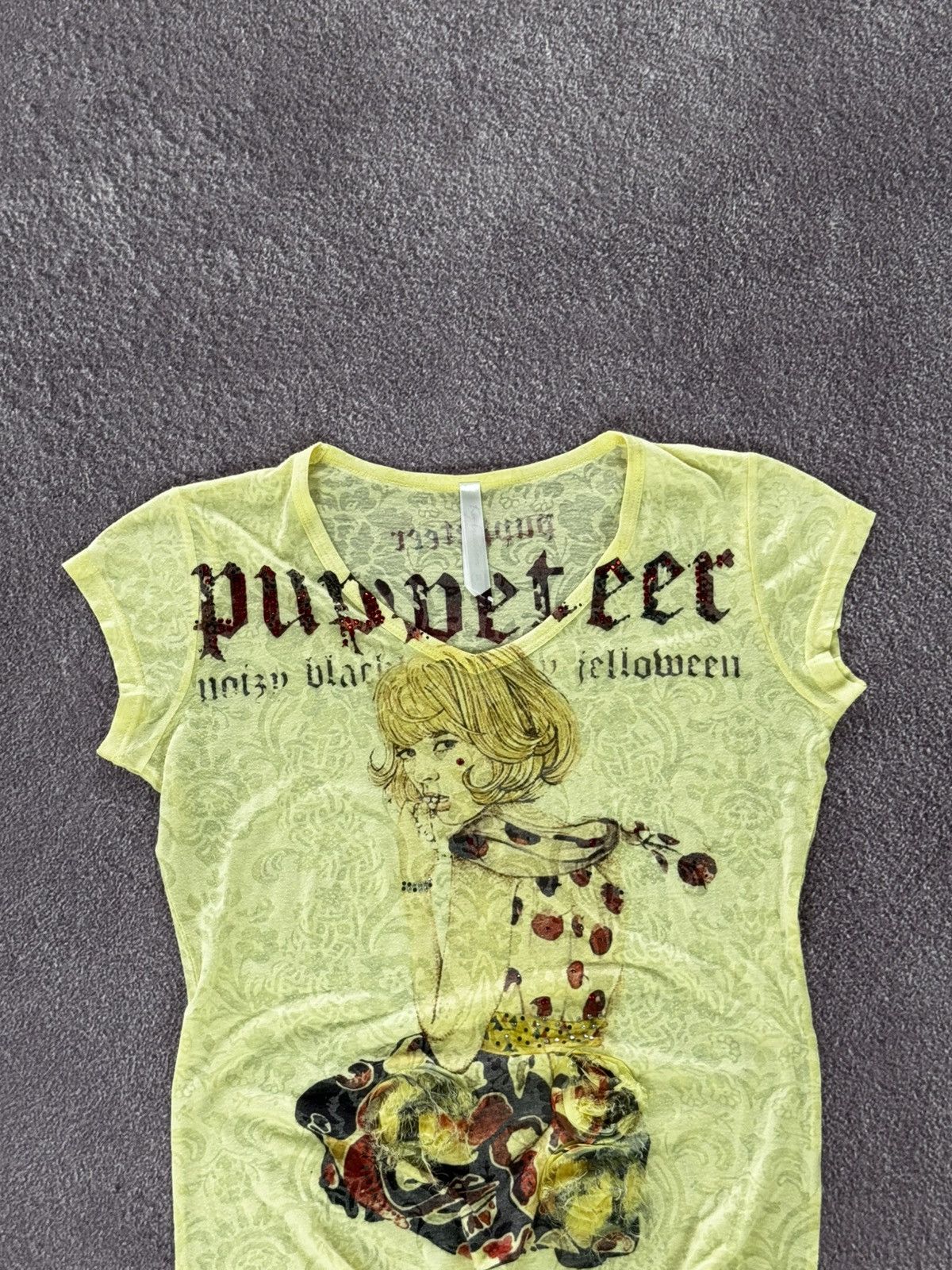 Hysteric Glamour 00s Hysteric Glamour Style Grunge Printed T-Shirt Size M / US 6-8 / IT 42-44 - 2 Thumbnail