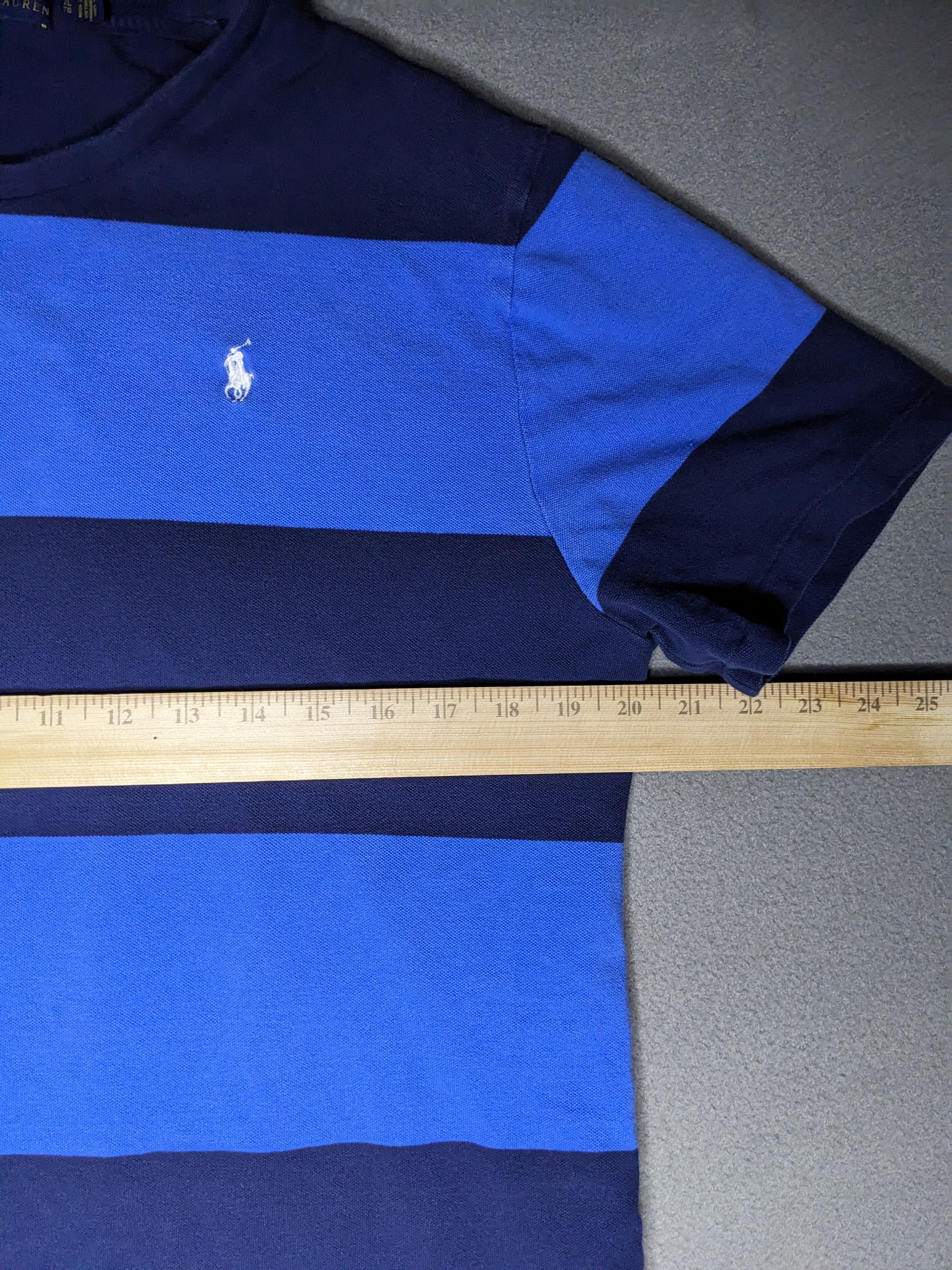 Polo Ralph Lauren Polo Ralph Lauren Striped T-Shirt Small Pony XL Short Sleeve Size US XL / EU 56 / 4 - 8 Thumbnail