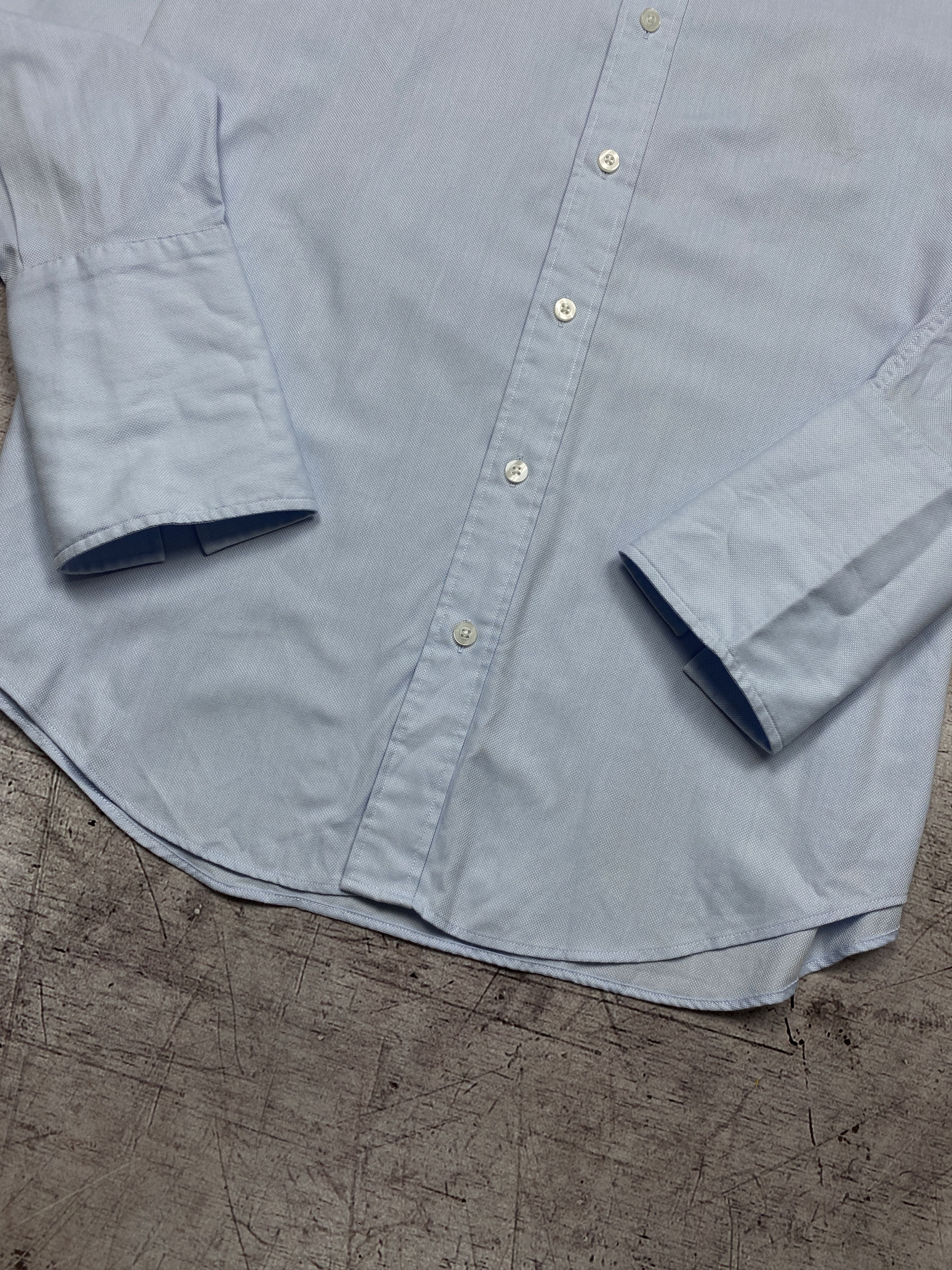 Yves Saint Laurent Yves Saint Laurent YSL Vintage Mens Long Sleeve Shirt Size US L / EU 52-54 / 3 - 3 Thumbnail
