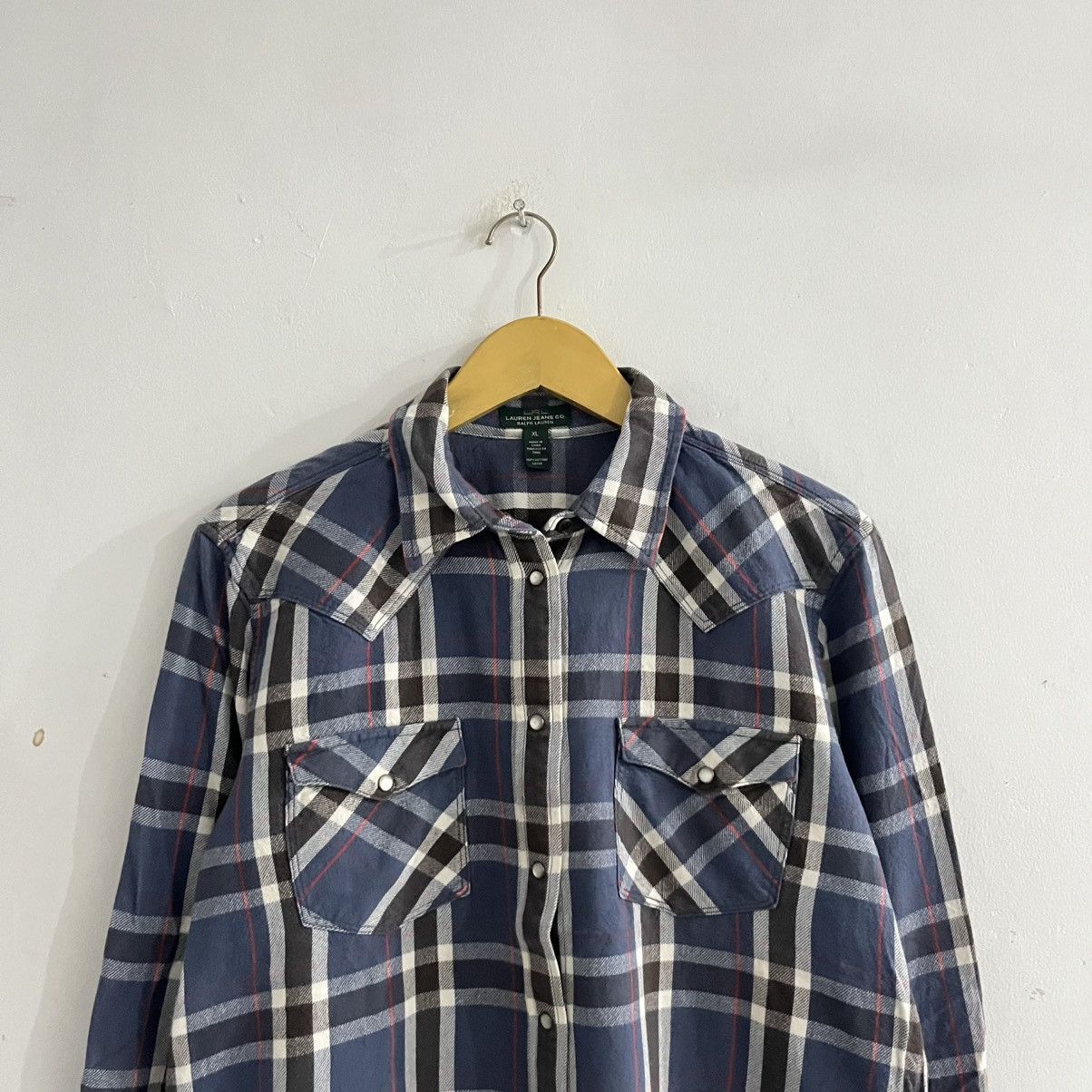 Lauren Ralph Lauren LRL - Western Flannel Button Up Size US XL / EU 56 / 4 - 2 Thumbnail