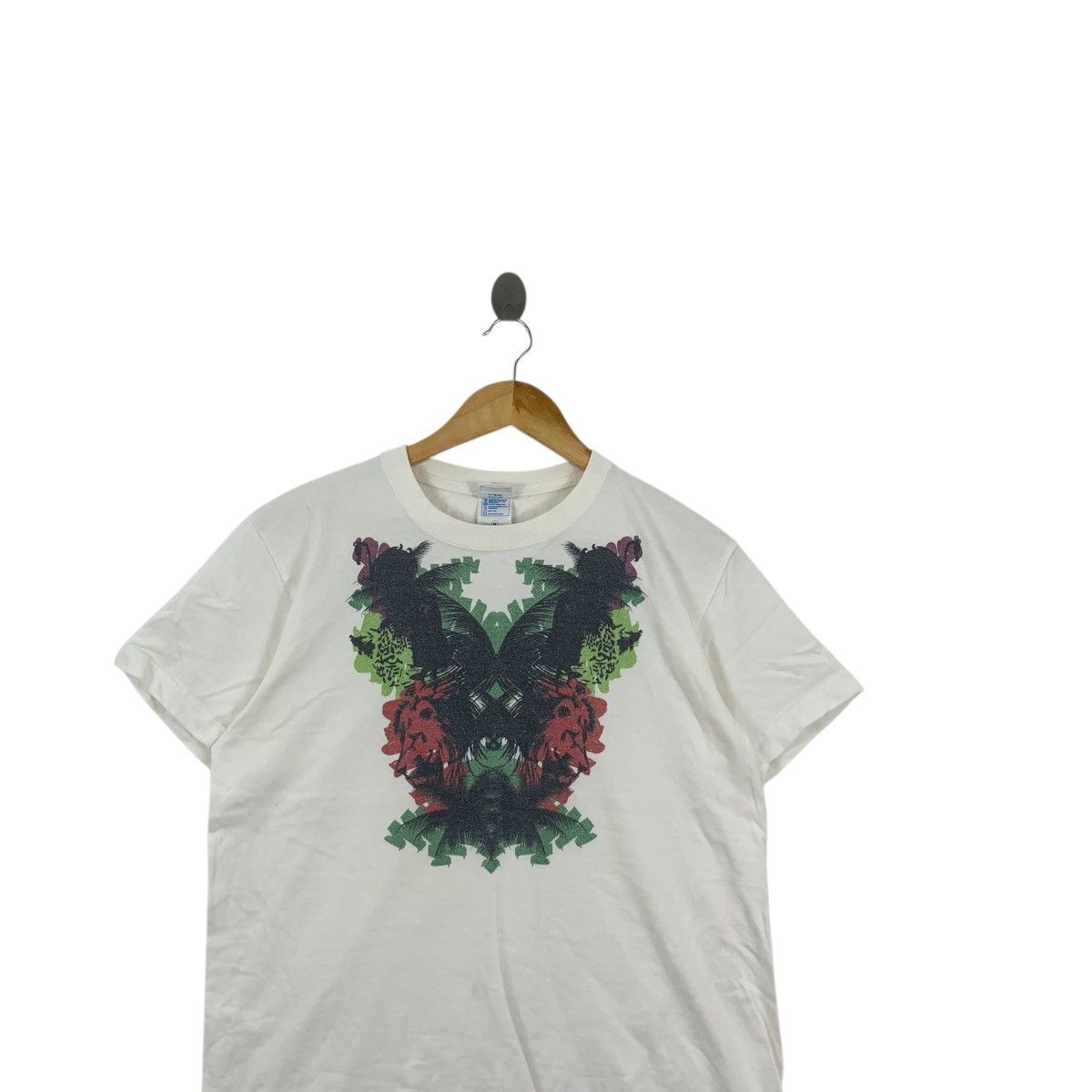 Other GOTHIC MOTH PAINTING Artwork Illustration Tee Shirt Top Size M / US 6-8 / IT 42-44 - 2 Thumbnail