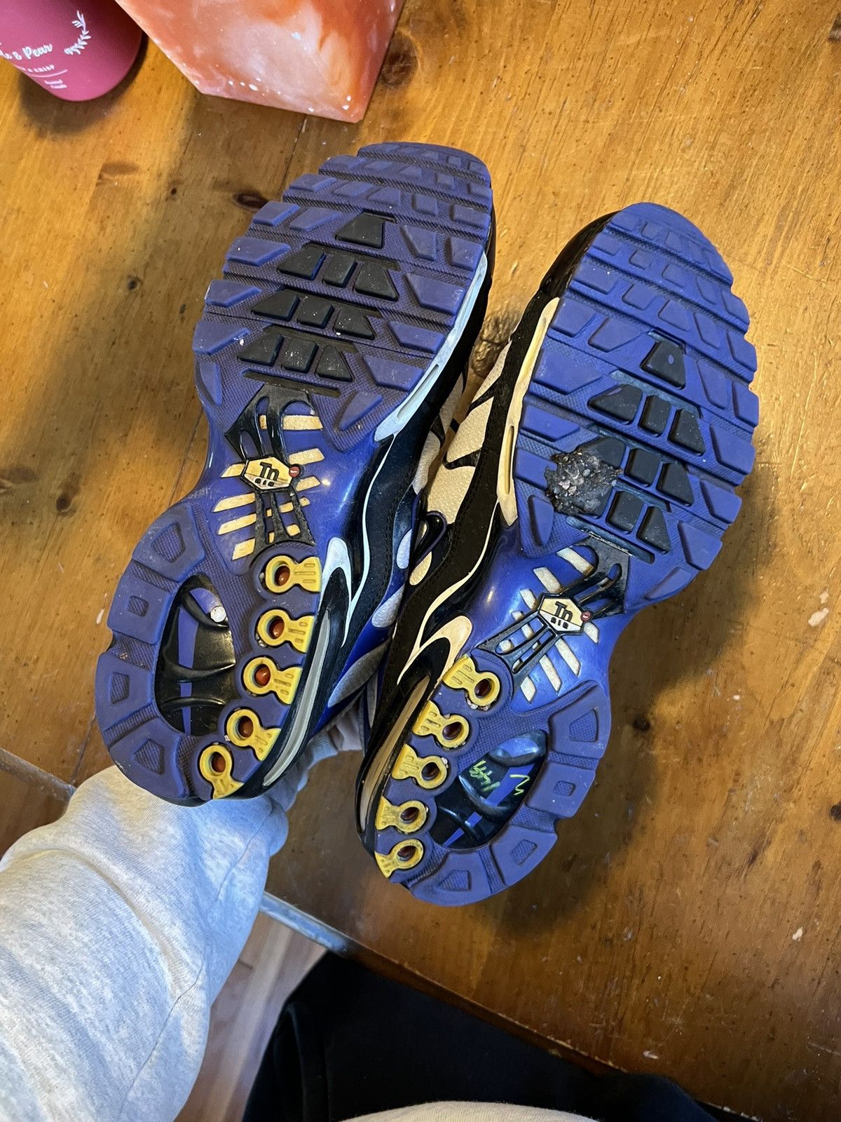 Nike Nike Air Max Plus Persian Violet White Black DB0682-100 Size US 10.5 / EU 43-44 - 10 Thumbnail