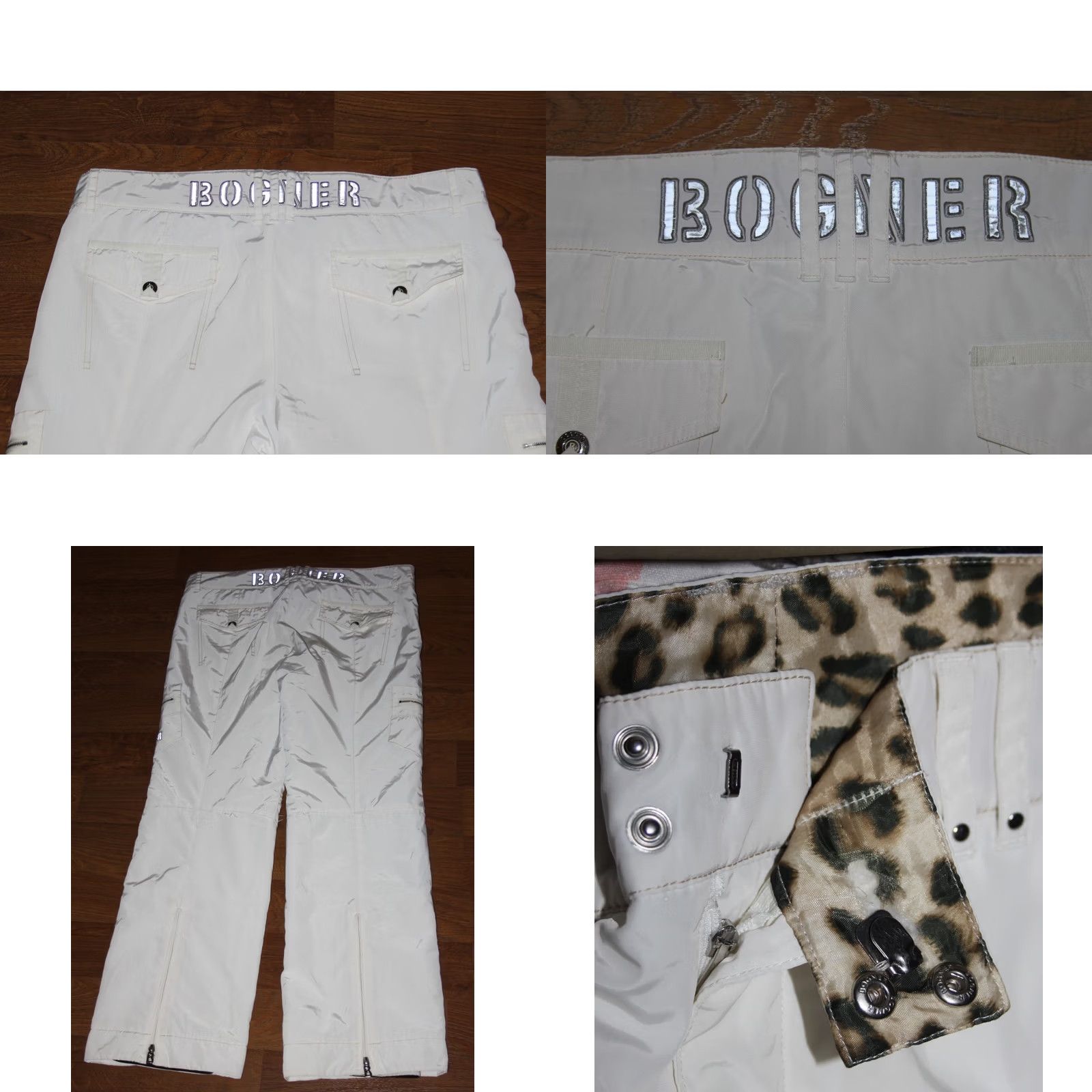 Bogner Bogner active snowboard pants trousers womens Size EU 42 / US 12 / L White Size 28" / US 6 / IT 42 - 8 Thumbnail