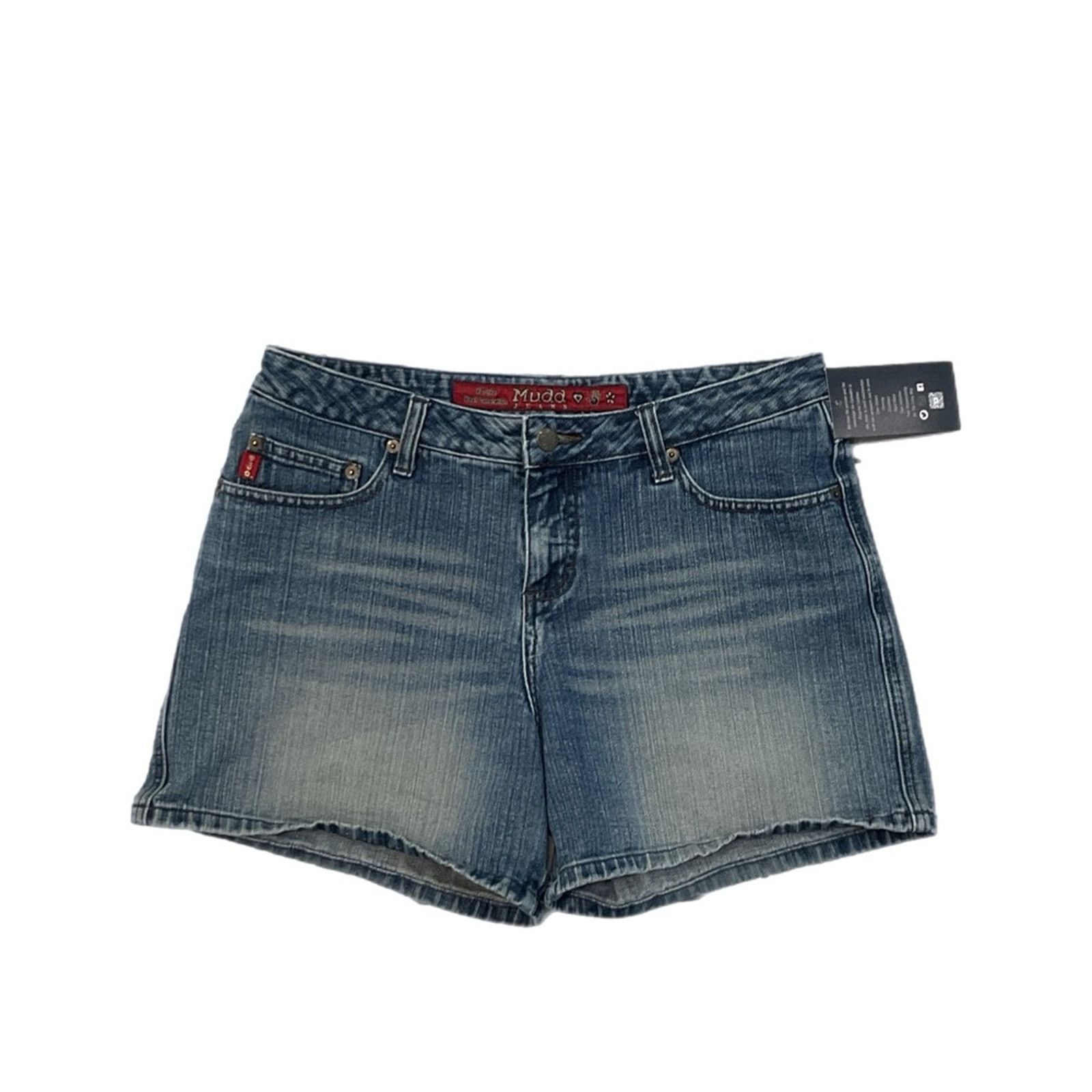 Vintage Mudd Denim Blue Jean Shorts Size 32" / US 10 / IT 46 - 1 Thumbnail