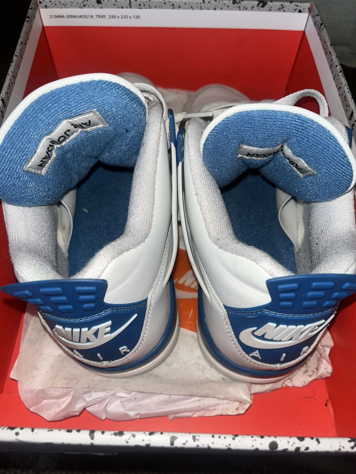 Jordan Brand Jordan 4 miltary blue Size US 8.5 / EU 41-42 - 3 Thumbnail