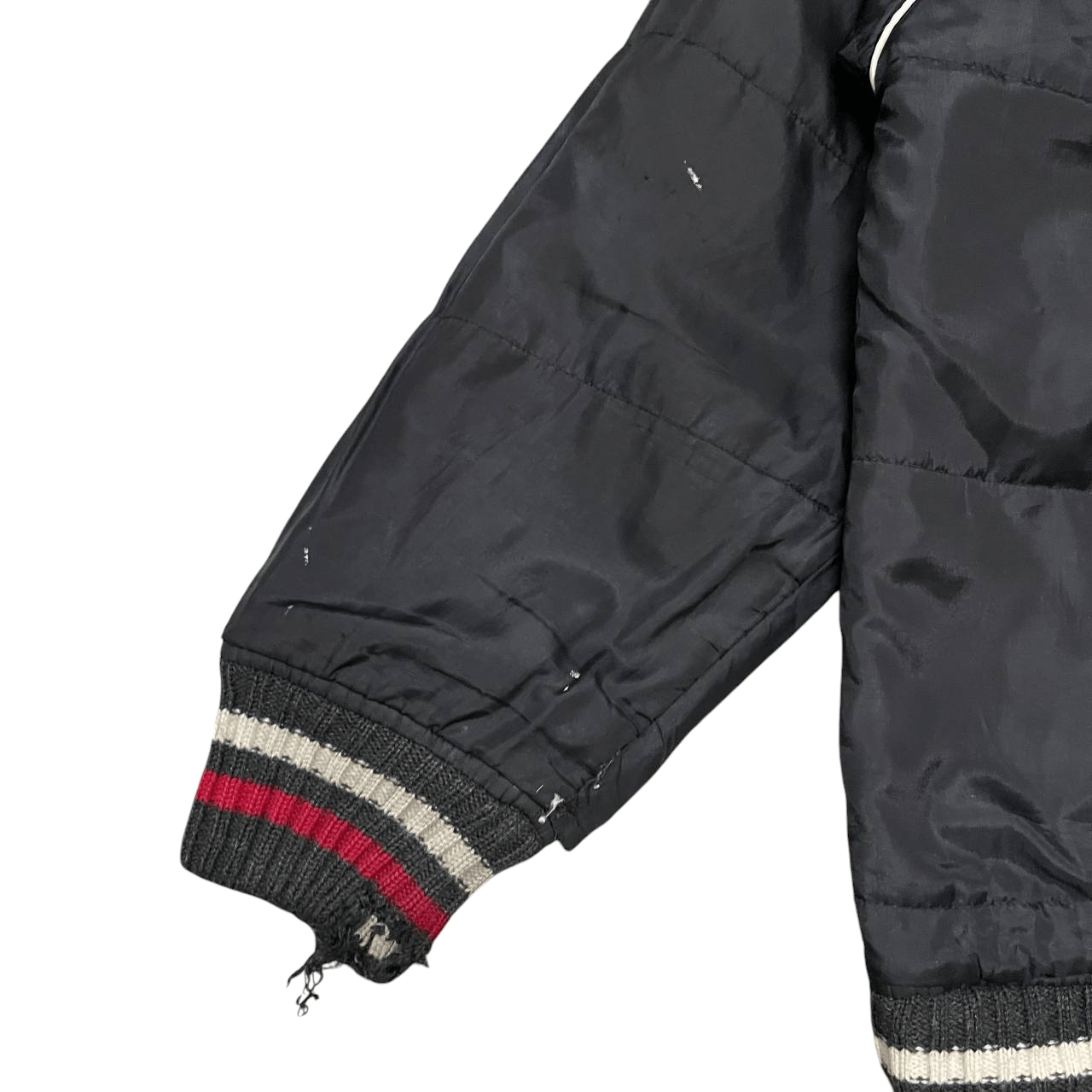 Japanese Brand Vintage 76 Lubricant Racing Oil Puffer Jacket Reversible Size US L / EU 52-54 / 3 - 21 Thumbnail