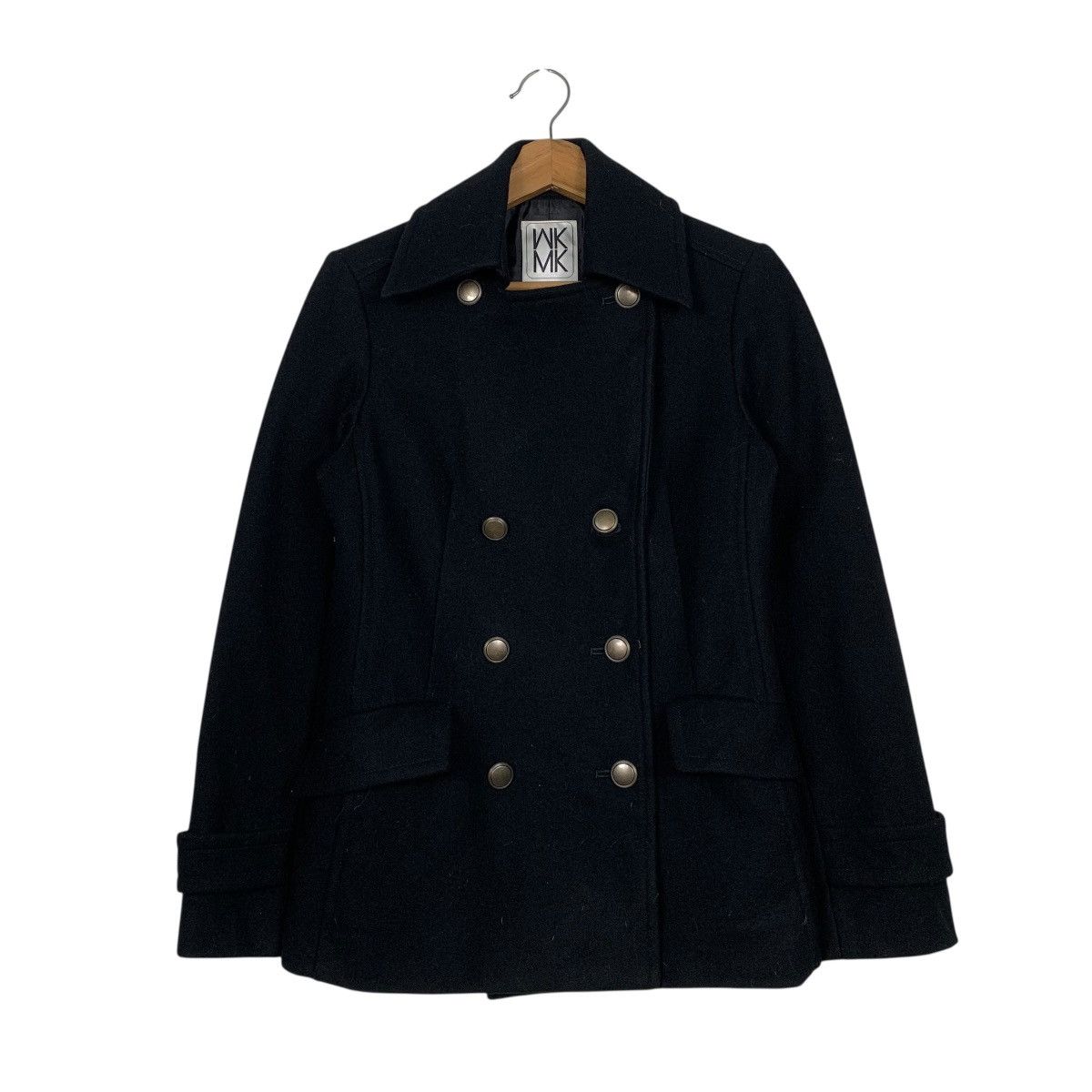 Michel Klein Michel Klein Double Breasted Wool Jacket Size S / US 4 / IT 40 - 1 Thumbnail
