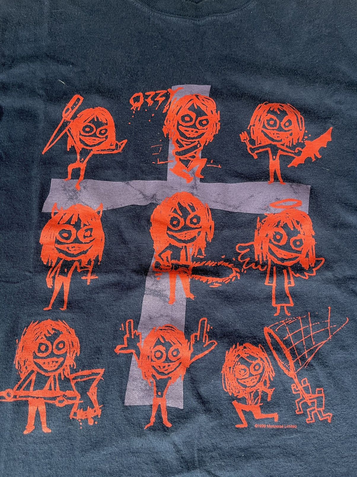 Band Tees × Vintage Vintage 1999 Ozzy Osbourne Stickman Shirt Size US S / EU 44-46 / 1 - 4 Thumbnail