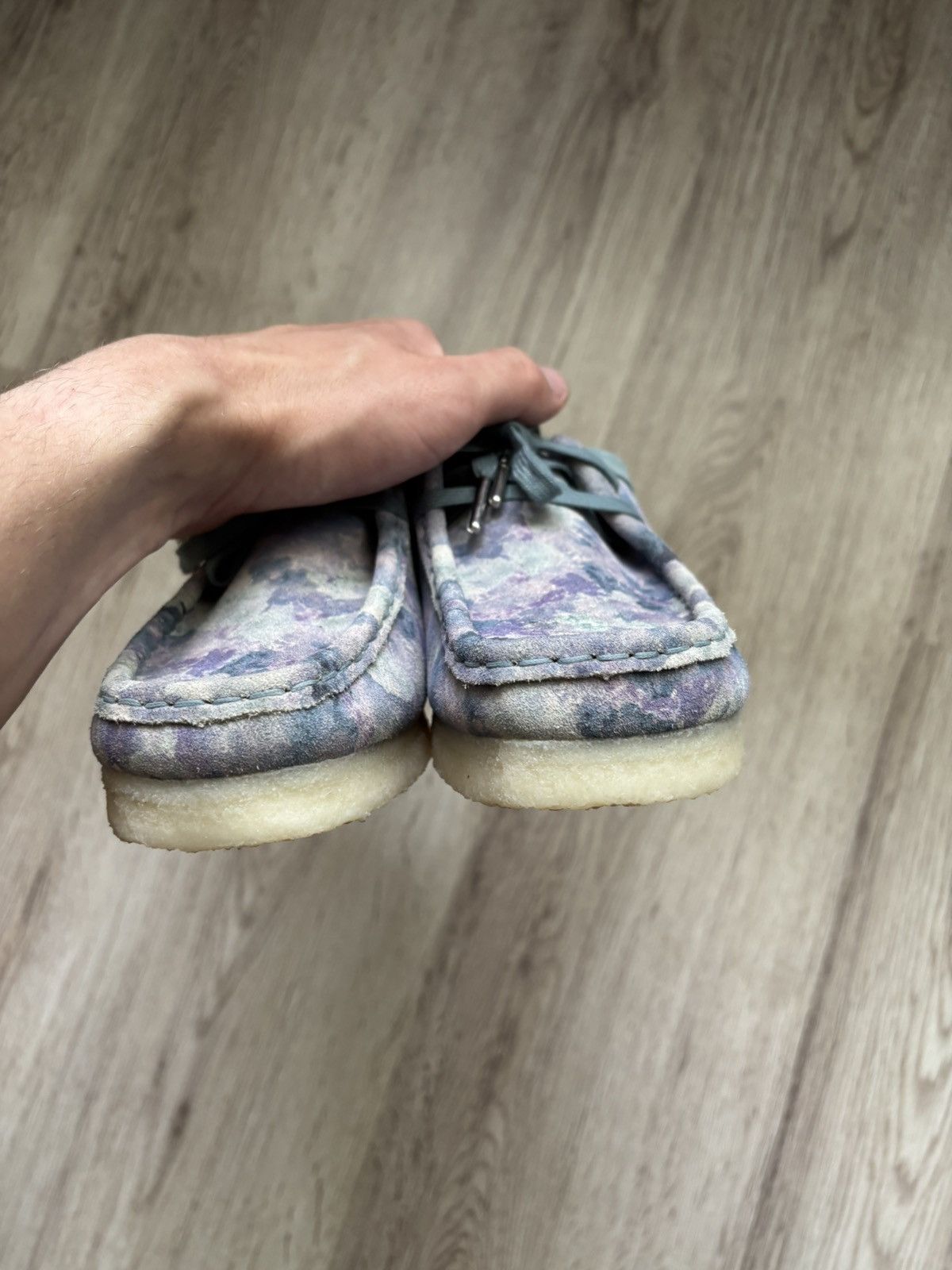 Clarks Clarks Wallabee floral multicolor print leather Size US 8.5 / IT 38.5 - 25 Thumbnail