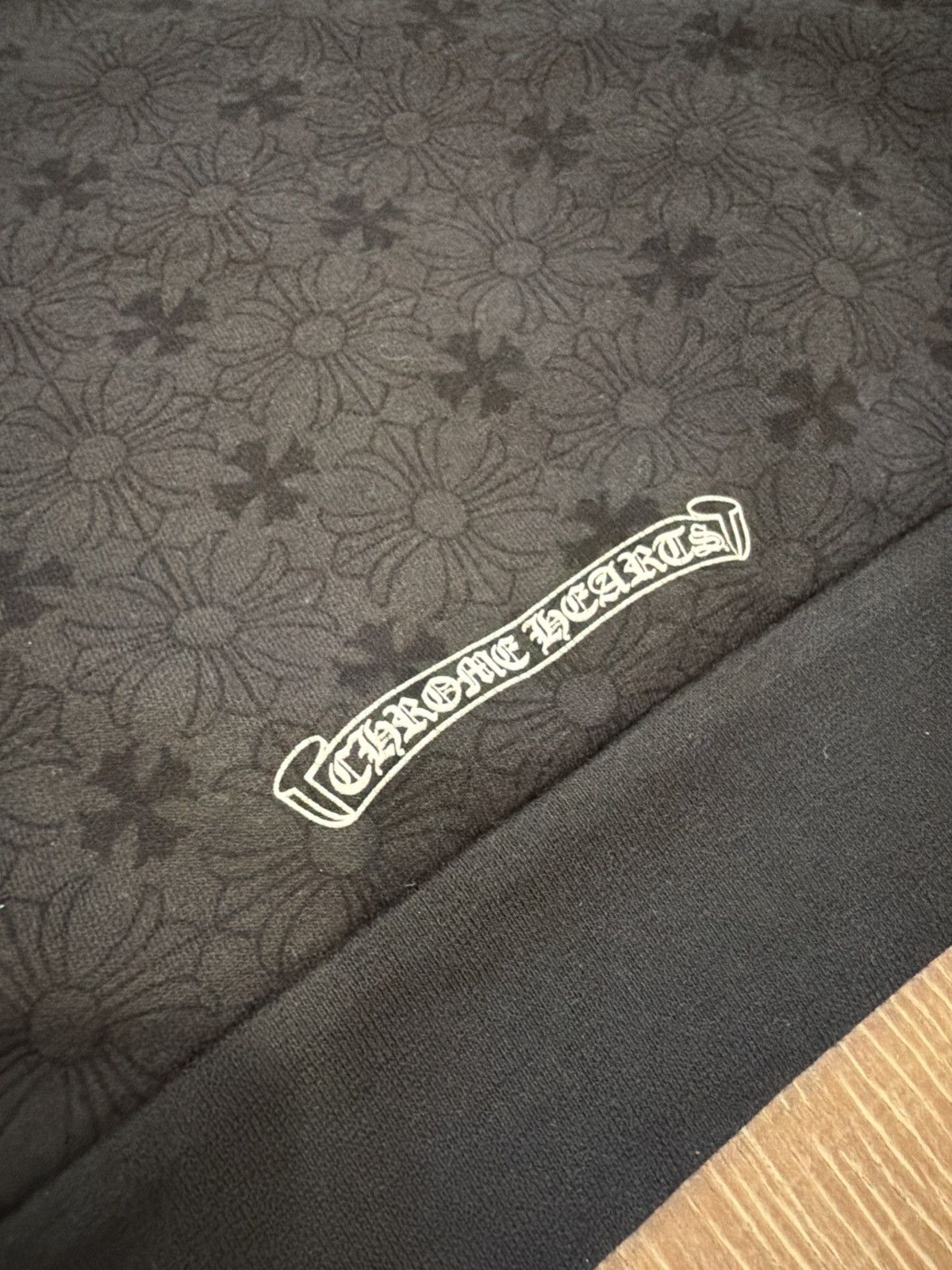 Chrome Hearts Black All Over Print Monogram Hoodie Size US L / EU 52-54 / 3 - 7 Thumbnail