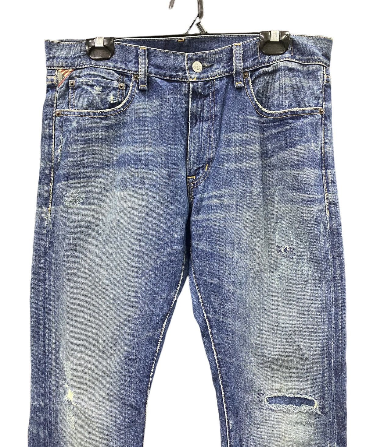 Designer × Ralph Lauren × Vintage Vintage Ralph Laurent Denim Jeans W35” Size US 35 - 2 Thumbnail
