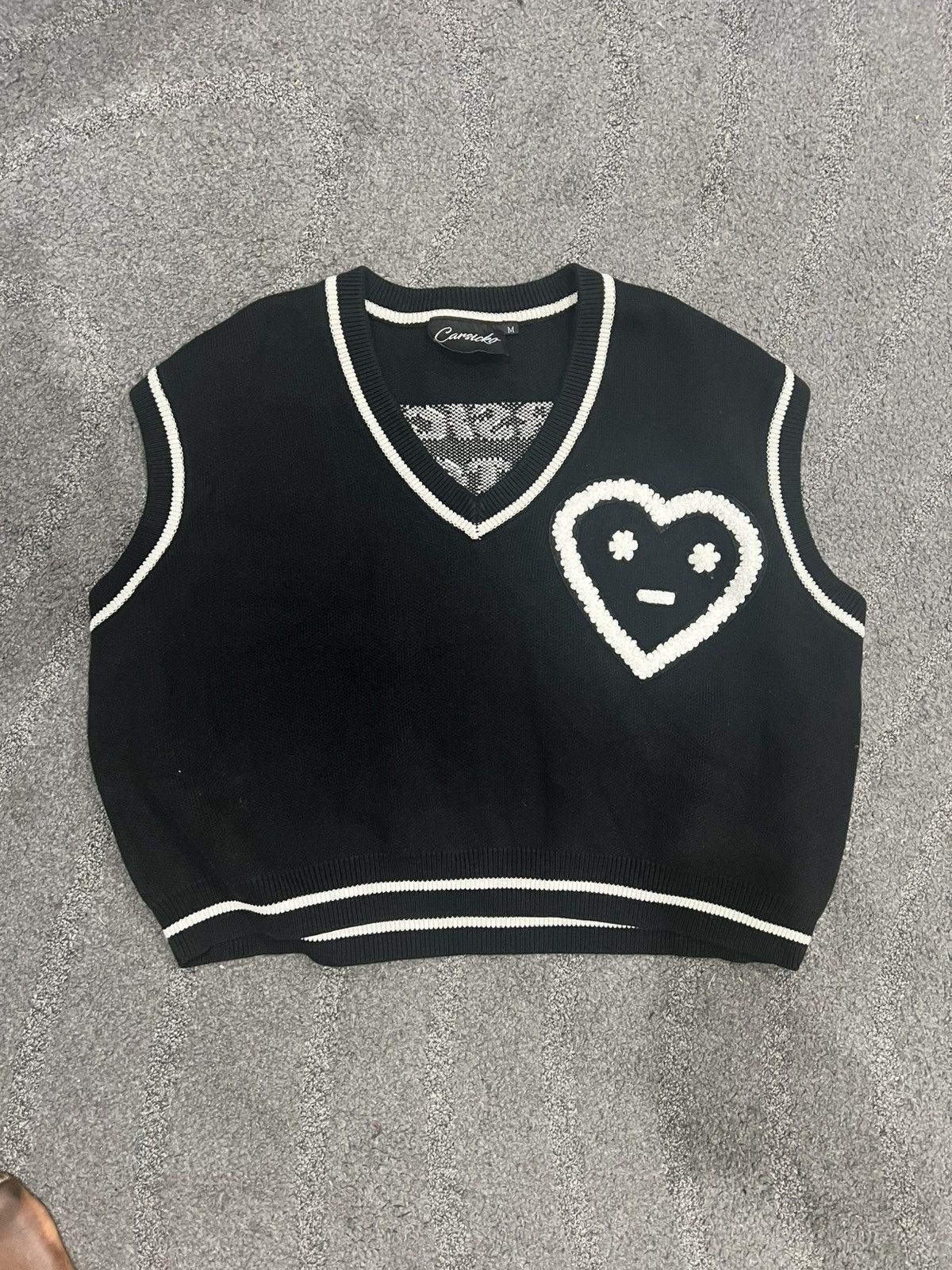 Carsicko Black and White Carsicko sweater vest Size US M / EU 48-50 / 2 - 2 Thumbnail