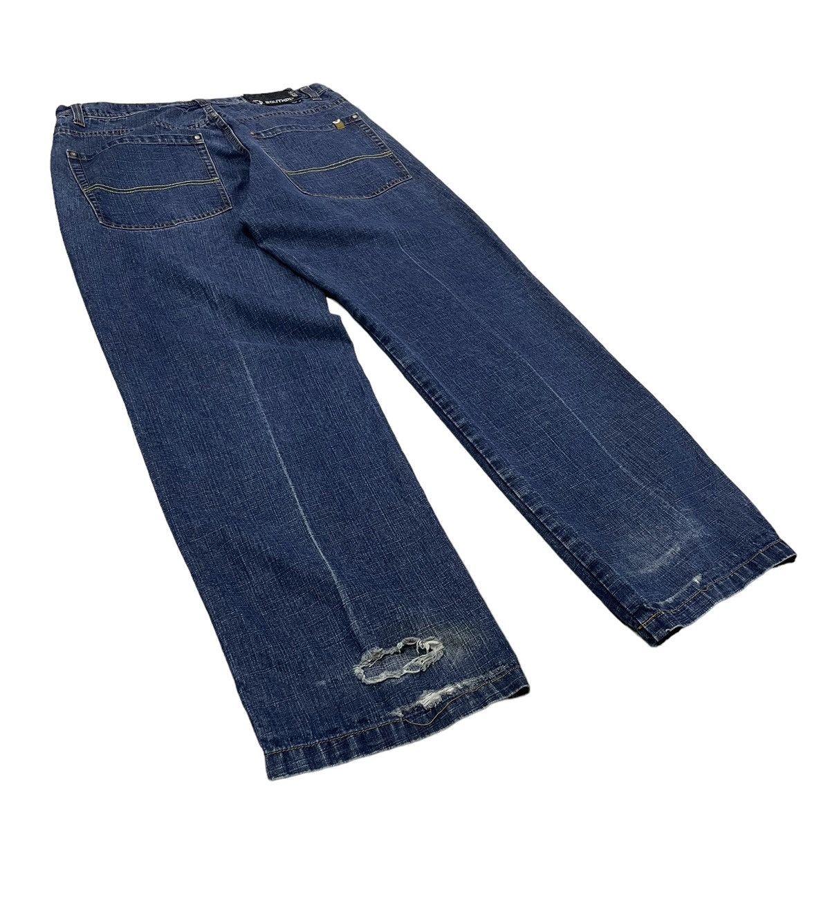 Southpole Vintage Southpole Baggy Jeans Distressed Size US 34 / EU 50 - 8 Thumbnail
