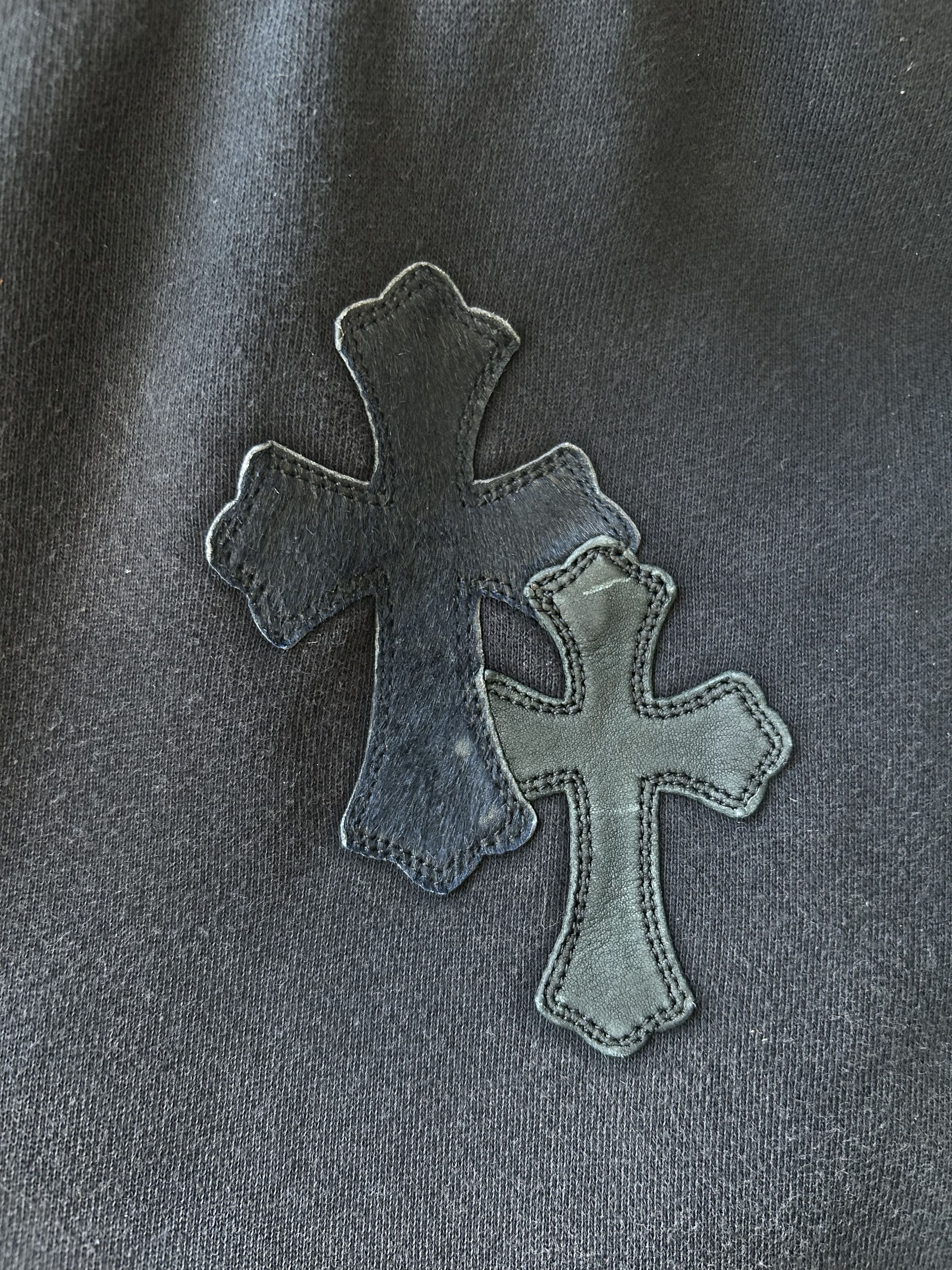 Chrome Hearts Chrome Hearts Black Cross Patch Sweatpants Size US 32 / EU 48 - 3 Thumbnail