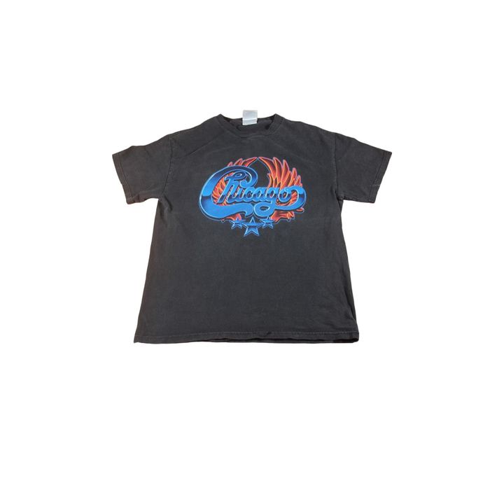 Vintage Vintage Y2K Chicago Band Tour T Shirt Double Sided Big Logo