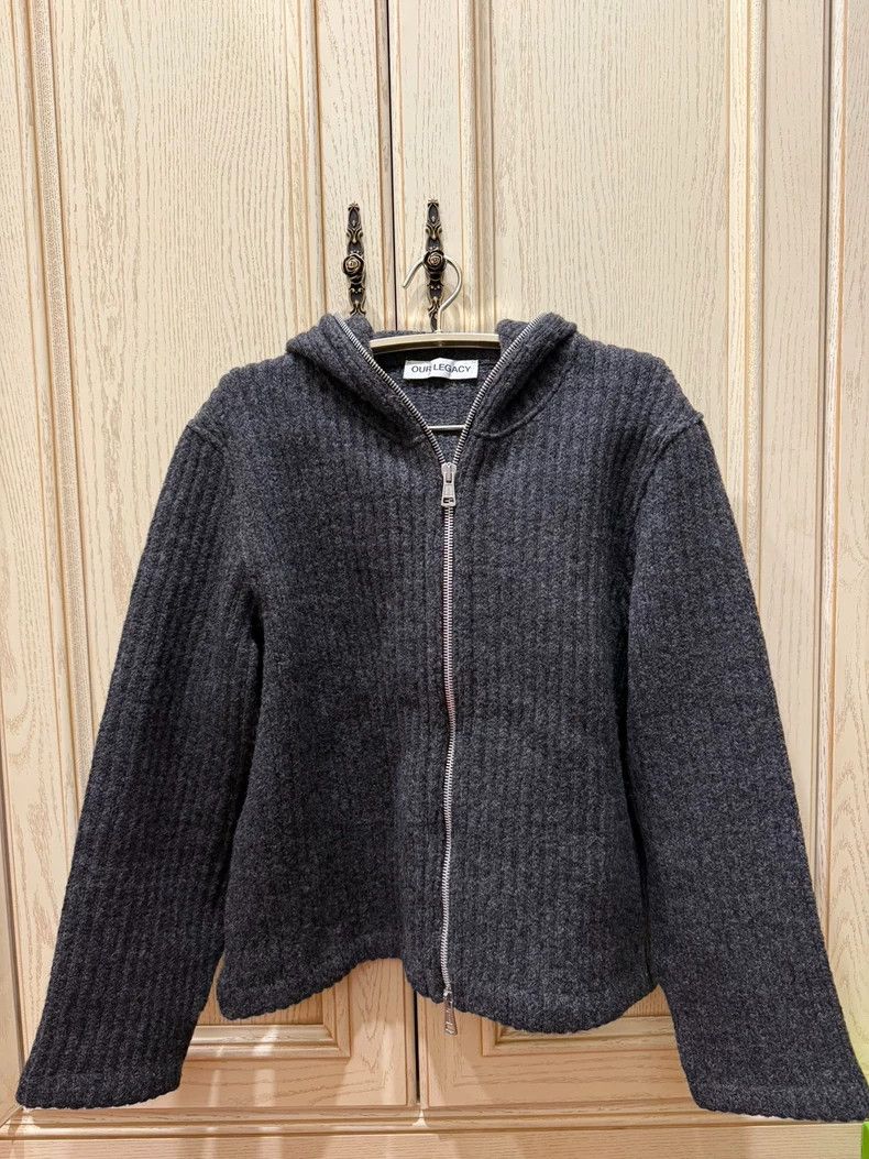 Our Legacy Our Legacy size46 Wool zipper sweater hat shirt Size US S / EU 44-46 / 1 - 1 Thumbnail