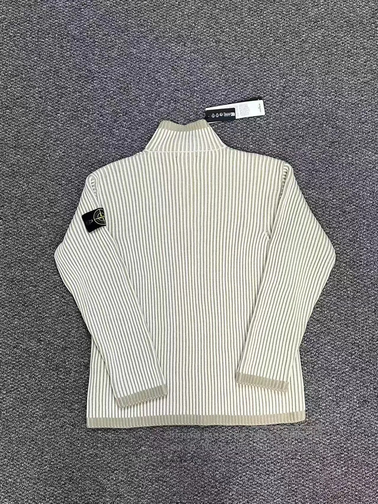 Stone Island stone island half-zip knitted sweater. Size US L / EU 52-54 / 3 - 3 Thumbnail