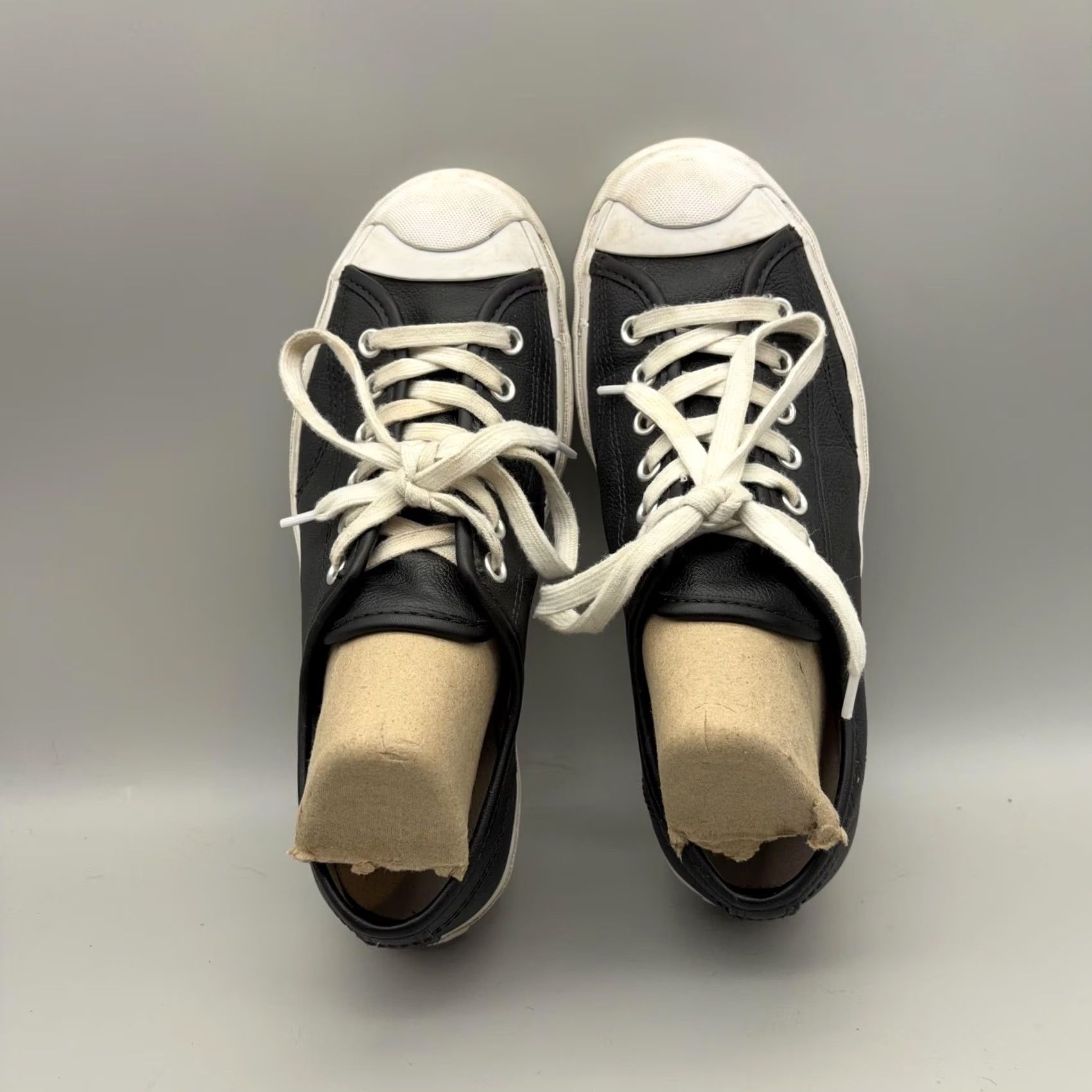 Converse Converse Jack Purcell Shoes Womens Size 7.5 Black Leather Low Top Sneakers Size M / US 6-8 / IT 42-44 - 7 Thumbnail