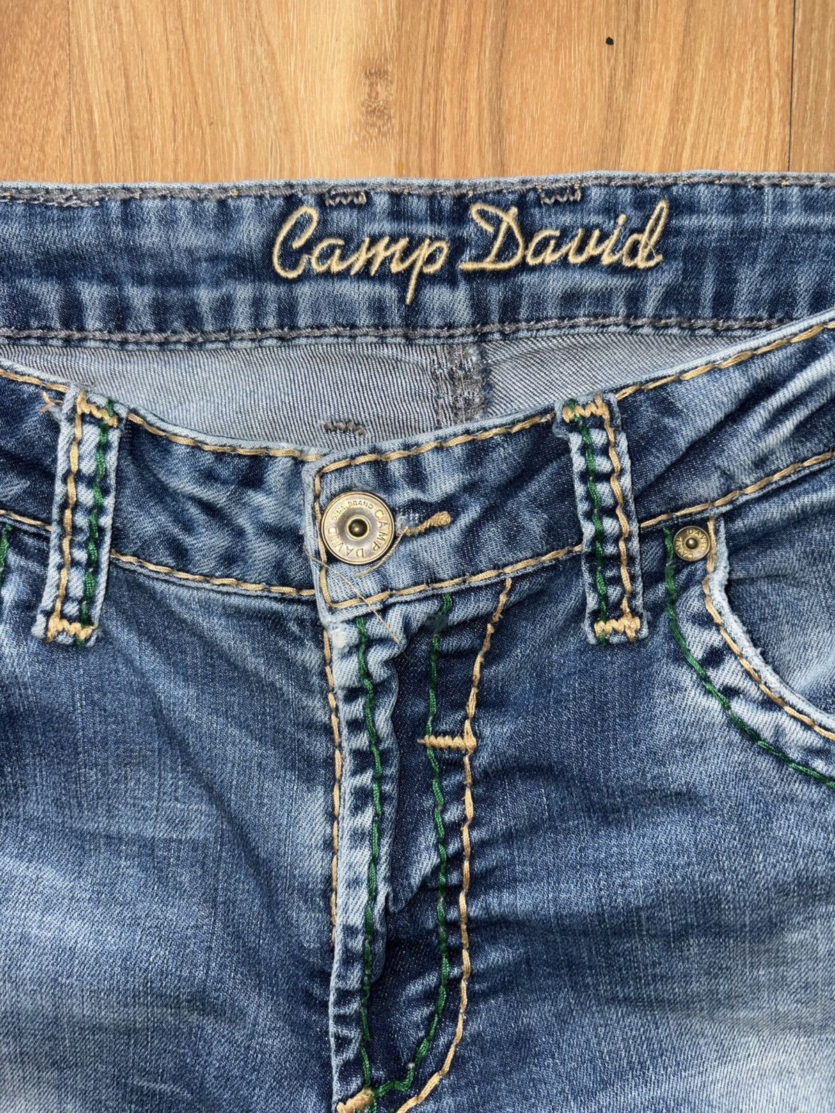 Camp David Camp David 33x34 streetwear true religion style jeans Size US 33 - 4 Thumbnail