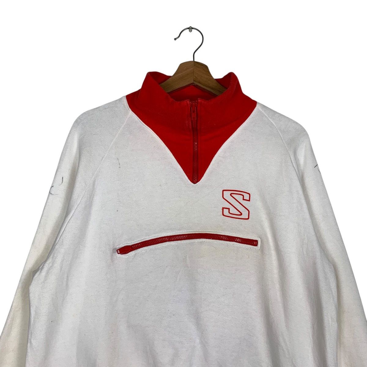 Salomon 85/86’s SALOMON Half Zip Turtleneck Sweatshirt #1470-C66 Size US L / EU 52-54 / 3 - 2 Thumbnail