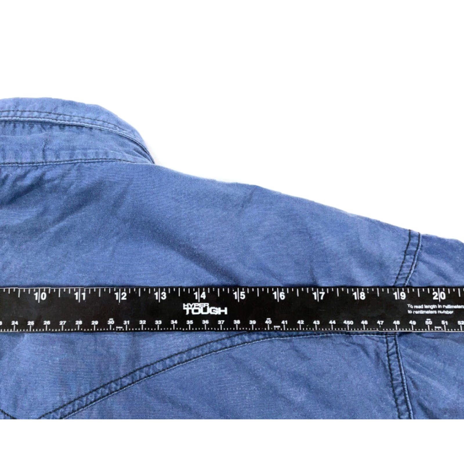 Vintage VINTAGE Ely 1878 Western Shirt Men XL Long Sleeve Blue Cotton Embroidered Cowboy Snap Buttons Retro Size US XL / EU 56 / 4 - 6 Thumbnail