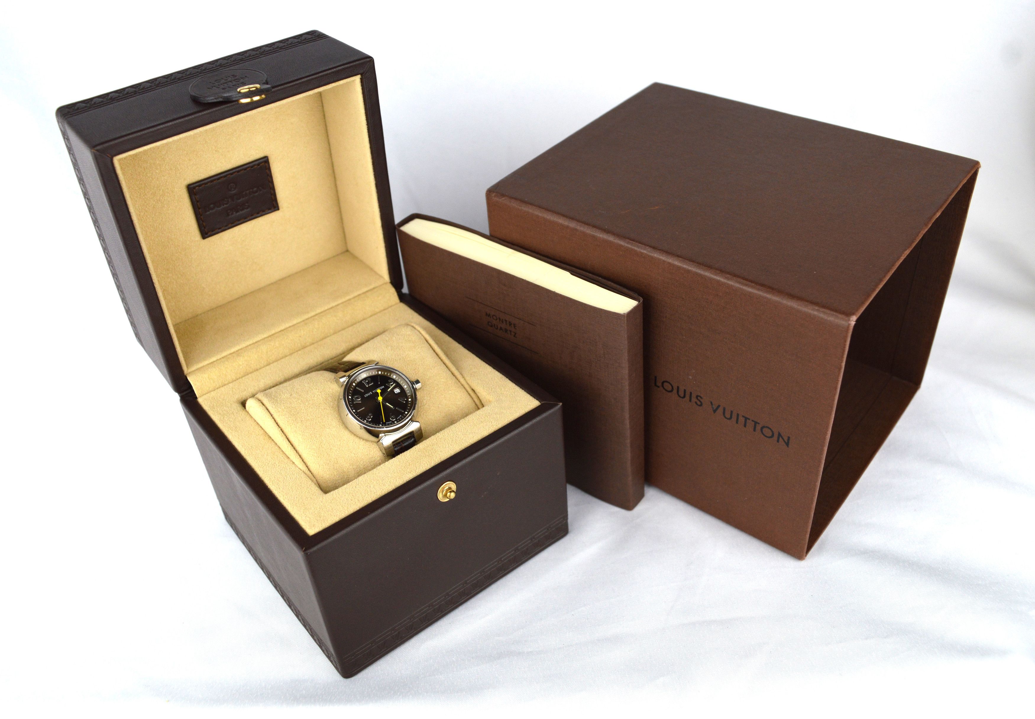Louis Vuitton LOUIS VUITTON TAMBOUR WATCH FULL SET Size ONE SIZE - 3 Thumbnail