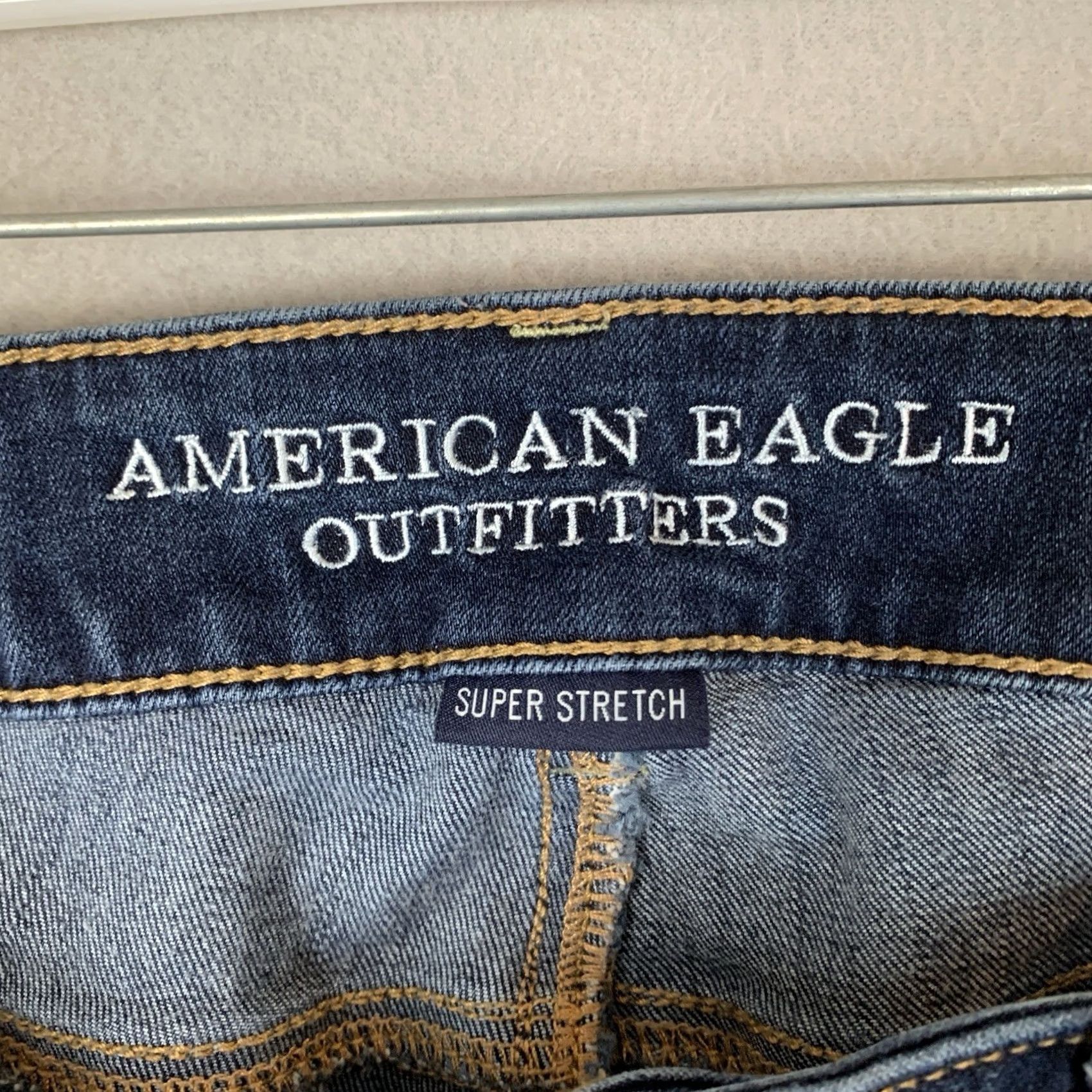 American Eagle Outfitters VINTAGE American Eagle Outfitters Jeans Women 10 Blue Artist Flare AEO Denim Y2K Hippie Retro Size 32" / US 10 / IT 46 - 3 Thumbnail