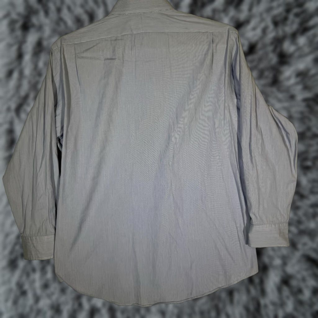 Polo Ralph Lauren VINTAGE Polo Ralph Lauren Shirt Mens 17 32/33 Blue Stripe Regent Custom Fit Button Down Size US XL / EU 56 / 4 - 1 Thumbnail