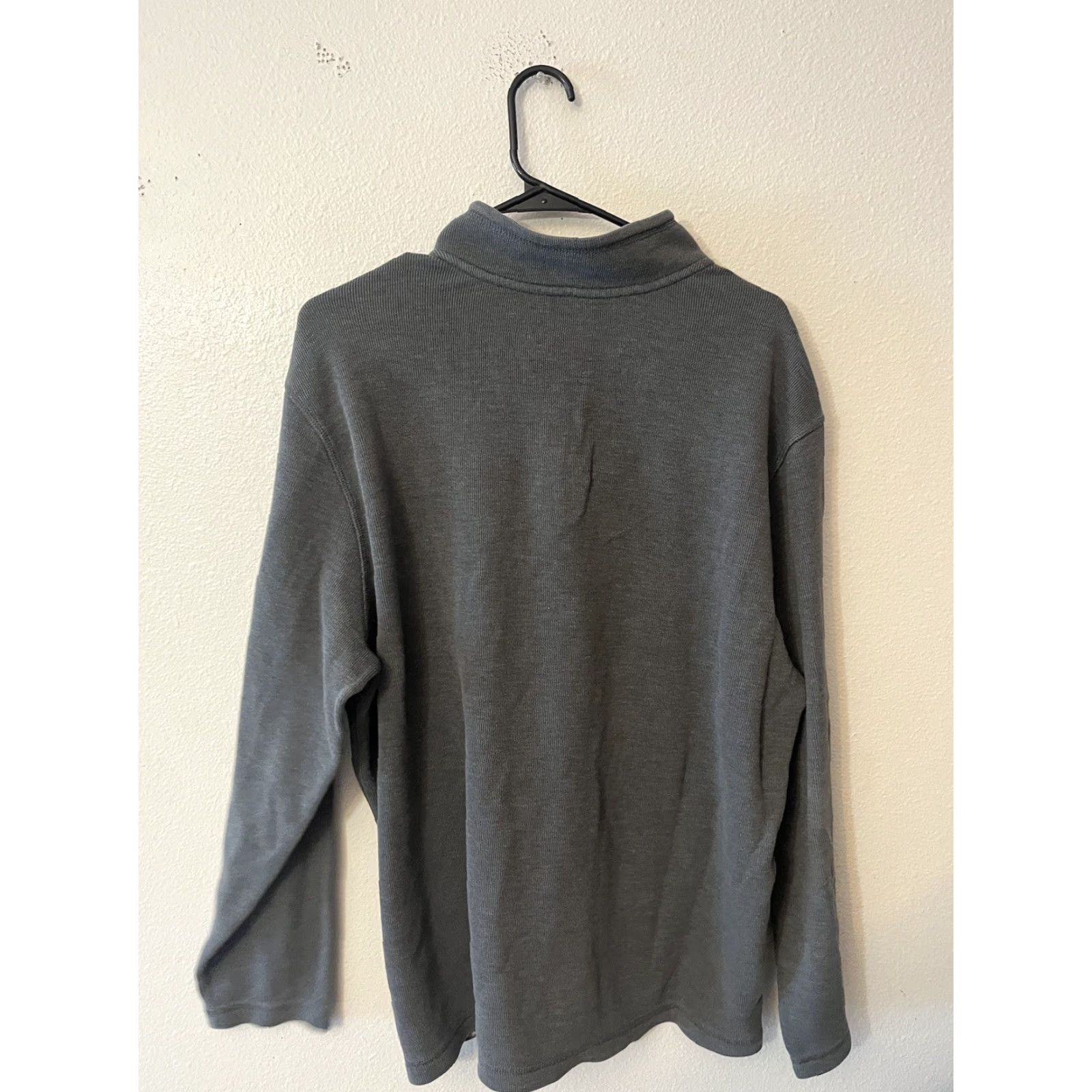 Eddie Bauer Eddie Bauer Men’s 1/4 Zip Cotton Sweater Gray XL Size US XL / EU 56 / 4 - 3 Thumbnail
