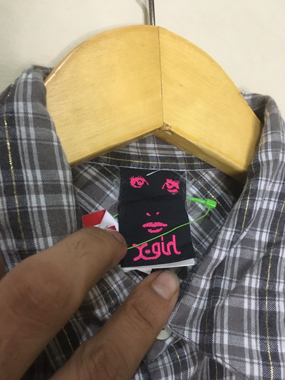 Hysteric Glamour Vintage X-Girl Plaid Shirt Size XXS / US 00 / IT 34 - 3 Thumbnail