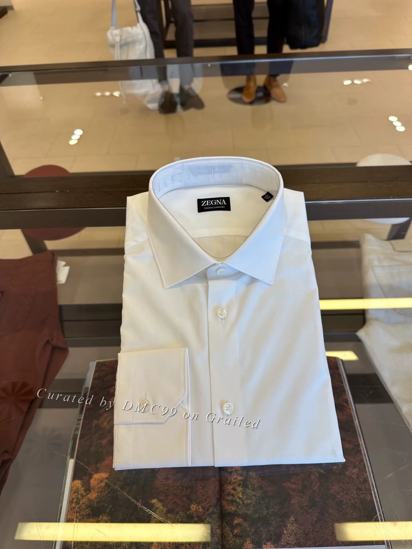 Ermenegildo Zegna Zegna Trofeo Slim Fit Long Sleeve Shirt Size US XXL / EU 58 / 5 - 2 Thumbnail