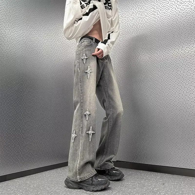 Japanese Brand × Jean Star Baggy Gray Denim Jeans Size US 28 / EU 44 - 1 Thumbnail