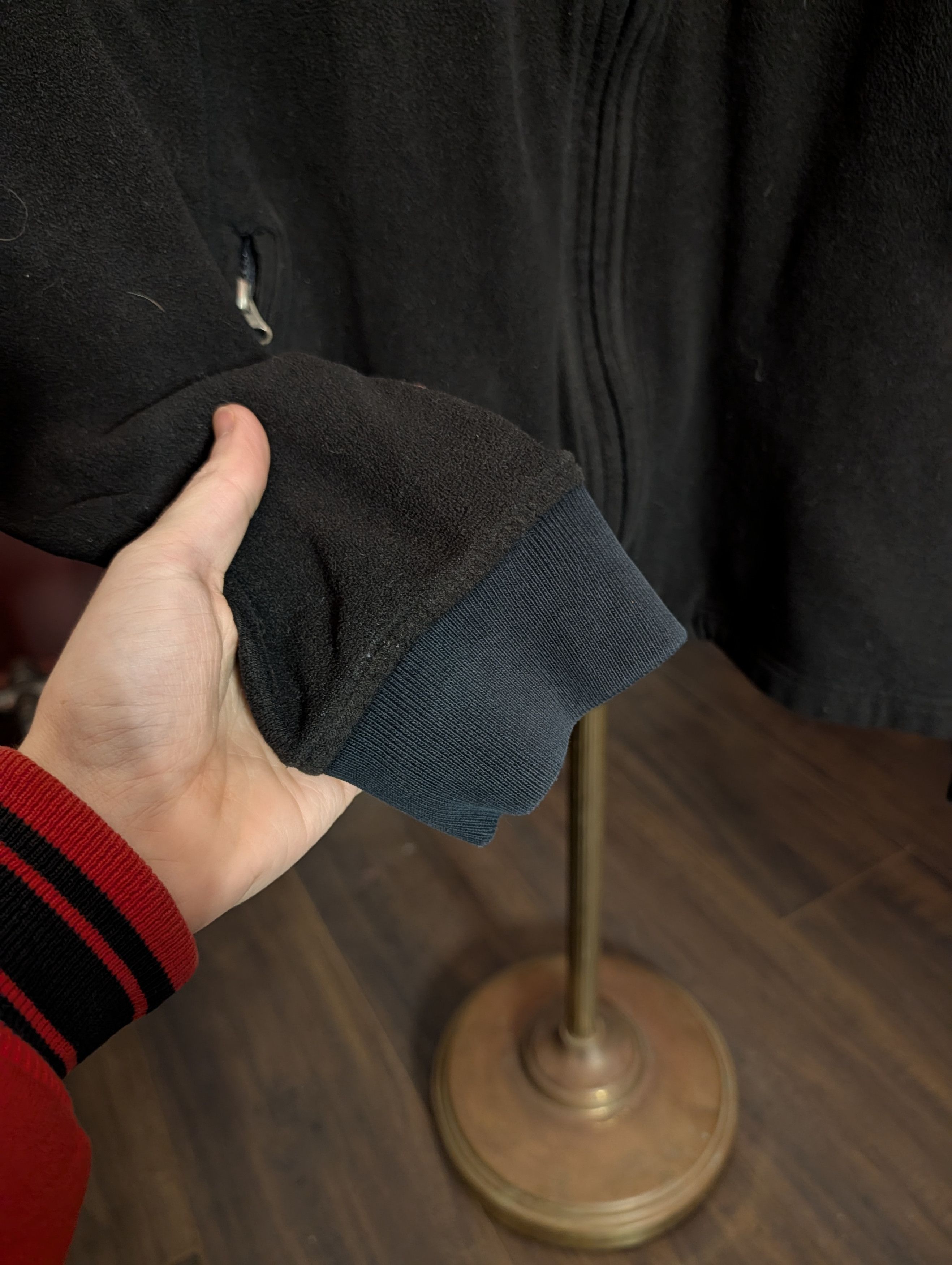 Other SCAPPINO Black Fleece Hidden Hood Zip-up Jacket Size US L / EU 52-54 / 3 - 6 Thumbnail