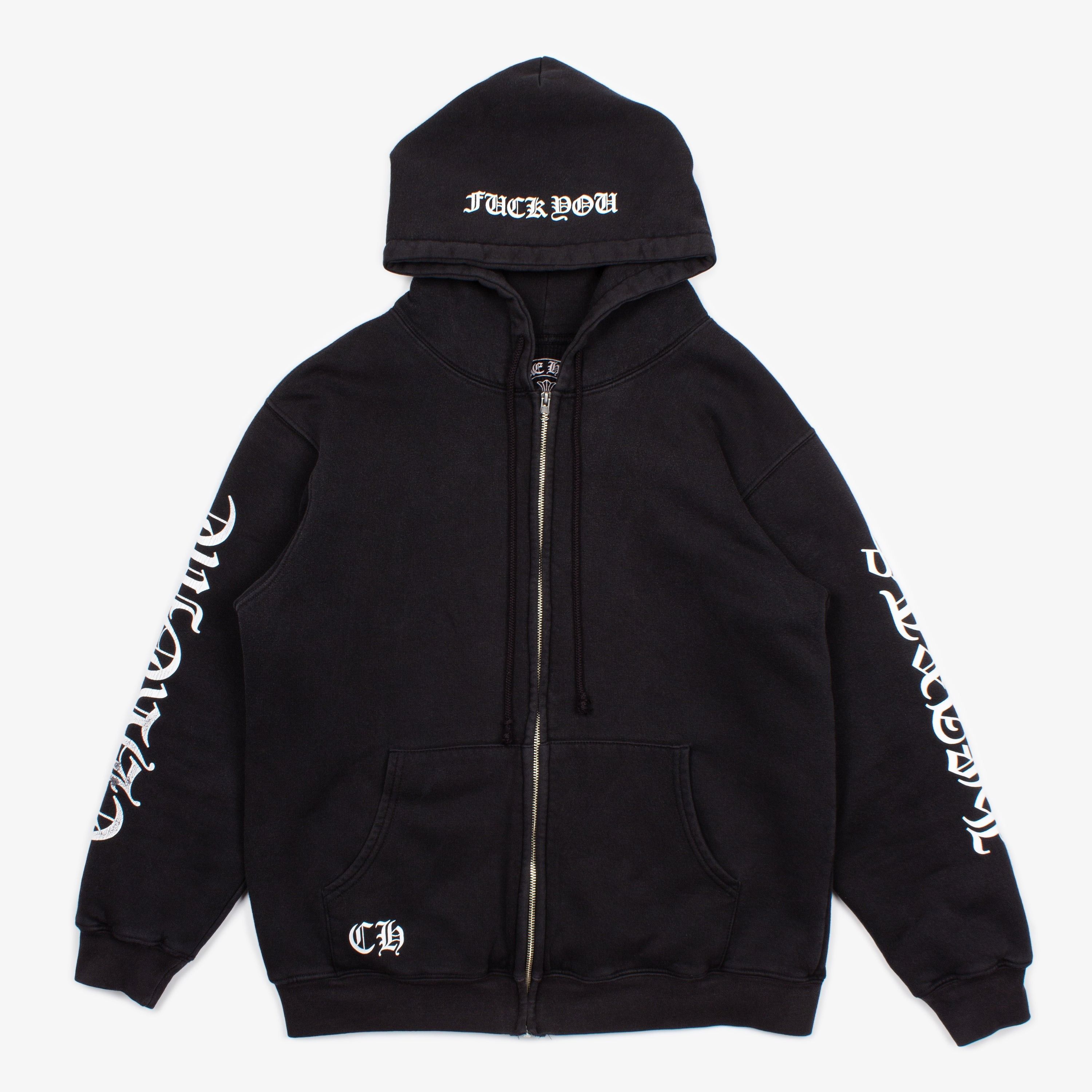 Chrome Hearts CHROME HEARTS BALCK THERMAL HORSESHOE HOODIE (OG) Size US L / EU 52-54 / 3 - 2 Thumbnail