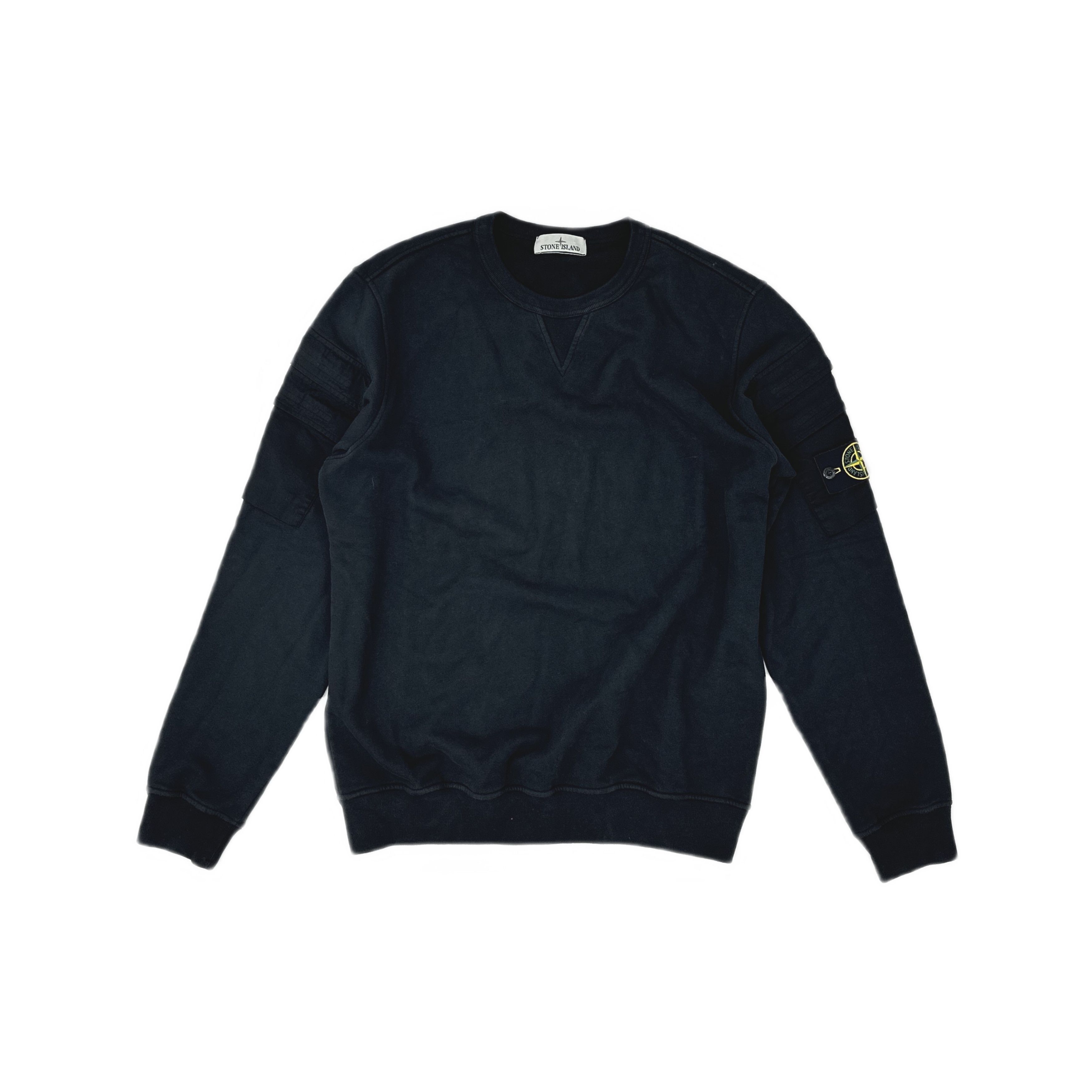 Stone Island Stone Island Arm Patch Crewneck Sweatshirt Size L Size US L / EU 52-54 / 3 - 1 Thumbnail