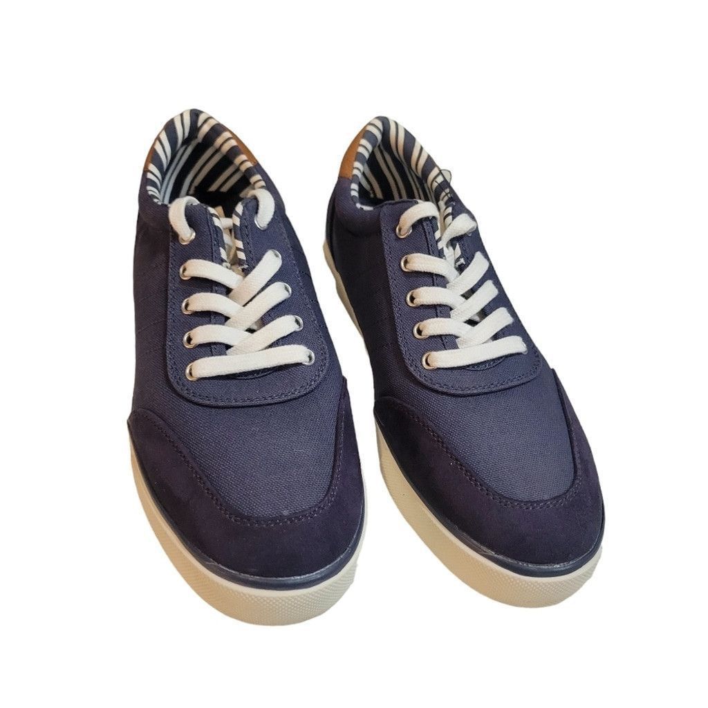 Club Room Club Room Cameron Sneaker Navy Cotton Men's. Size 8M. NWOT Size US 8 / EU 41 - 3 Thumbnail