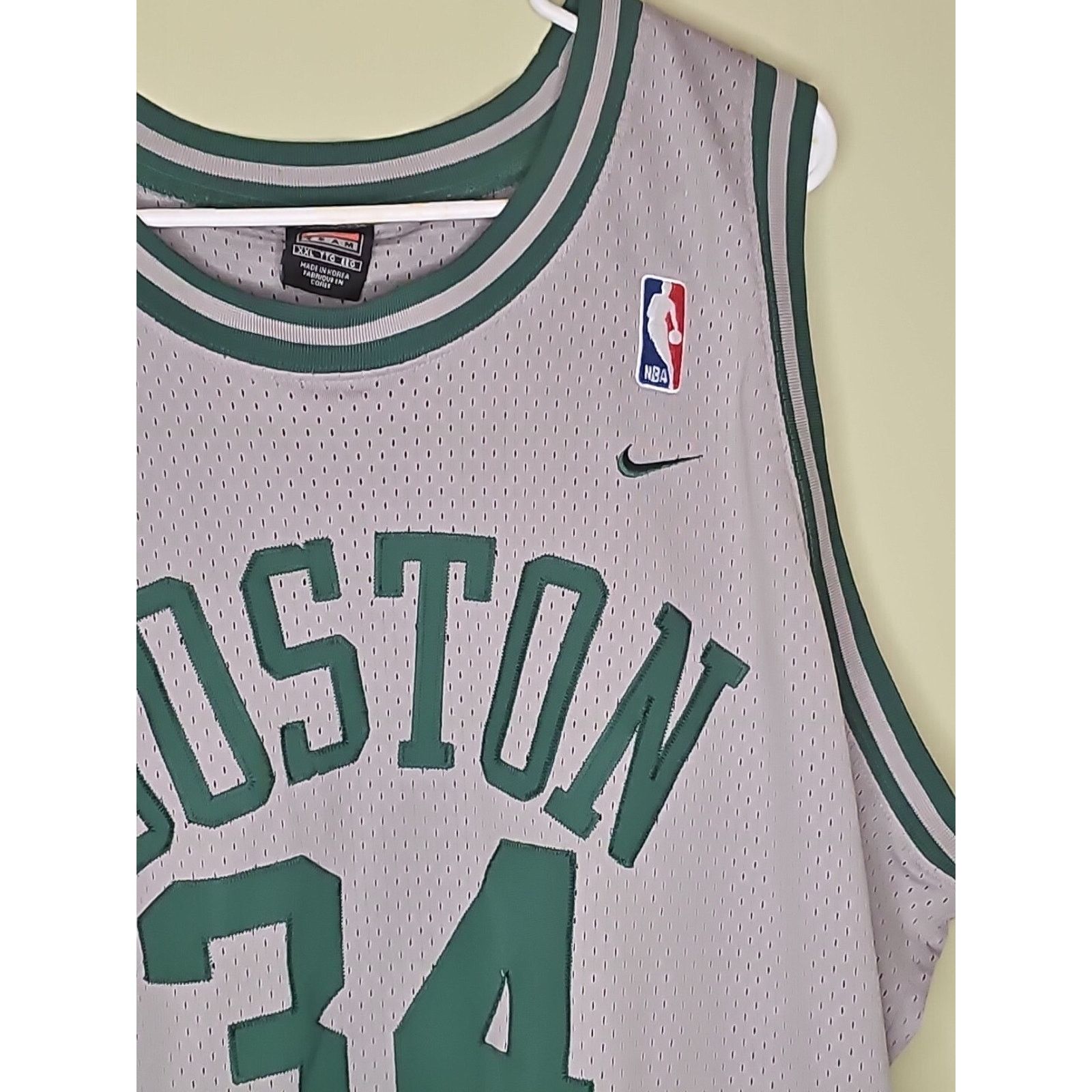 Nike Nike Rewind 63 #34 Paul Pierce NBA Boston Celtics Jersey XXL Size US XXL / EU 58 / 5 - 4 Thumbnail