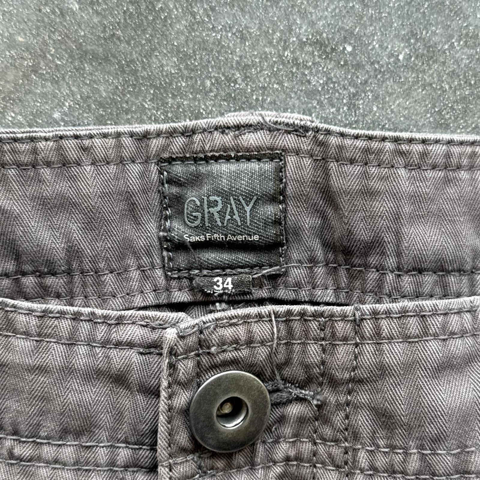 Other Grey cargo Pants With Button Up Fly & Multiple Pockets Size US 34 / EU 50 - 5 Thumbnail