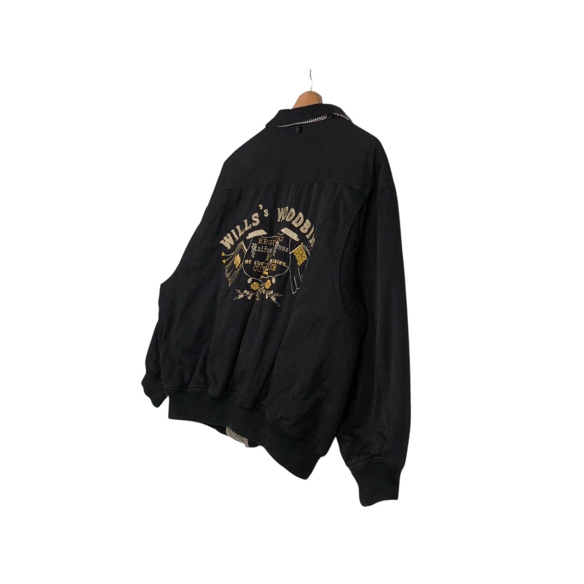 Japanese Brand VINTAGE REVERSIBLE BOMBER JACKET WILLS WOODBINS ISSEY MIYAKE Size US M / EU 48-50 / 2 - 12 Thumbnail
