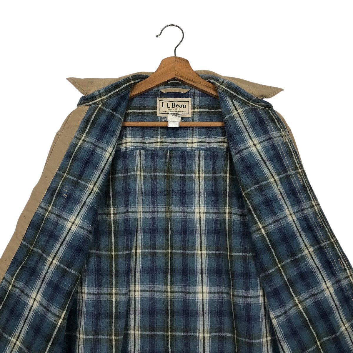 Japanese Brand 📌Vintage Chore Work Shirt Jacket L.L.Bean Blanket Tartan Size US M / EU 48-50 / 2 - 15 Thumbnail