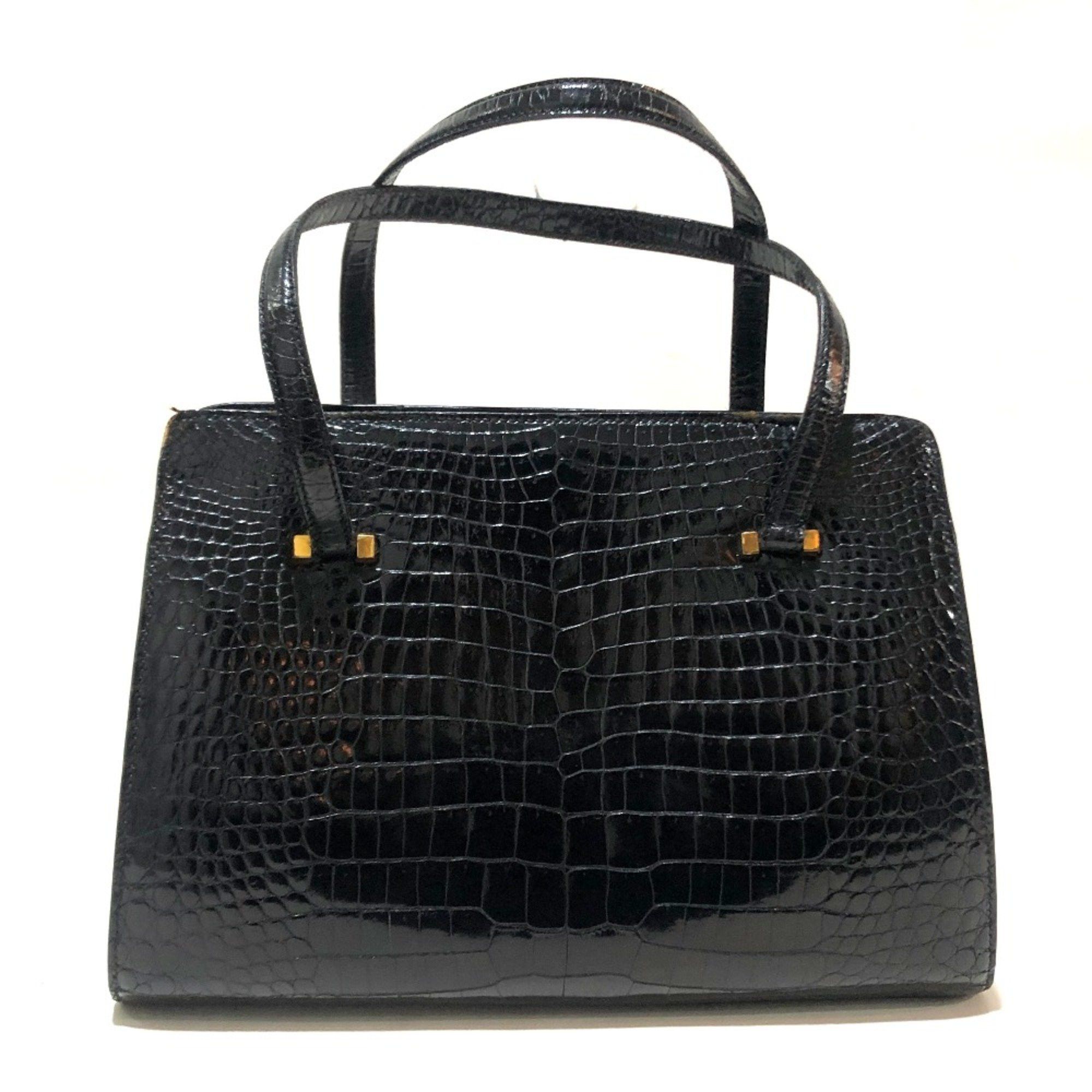 Hermes Hermes Bag Kisslock Hand Bag Black Size ONE SIZE - 1 Thumbnail