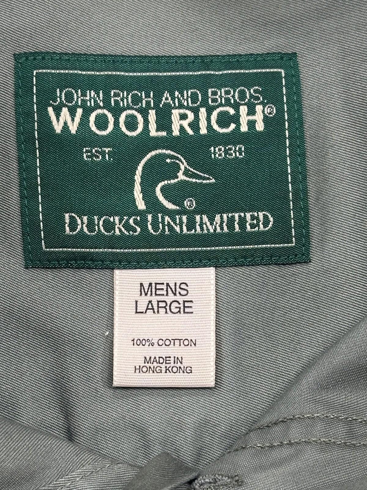 Woolrich Woolen Mills John Rich Bros Woolrich VTG Ducks Unlimited Shirt Green L Size US L / EU 52-54 / 3 - 5 Thumbnail
