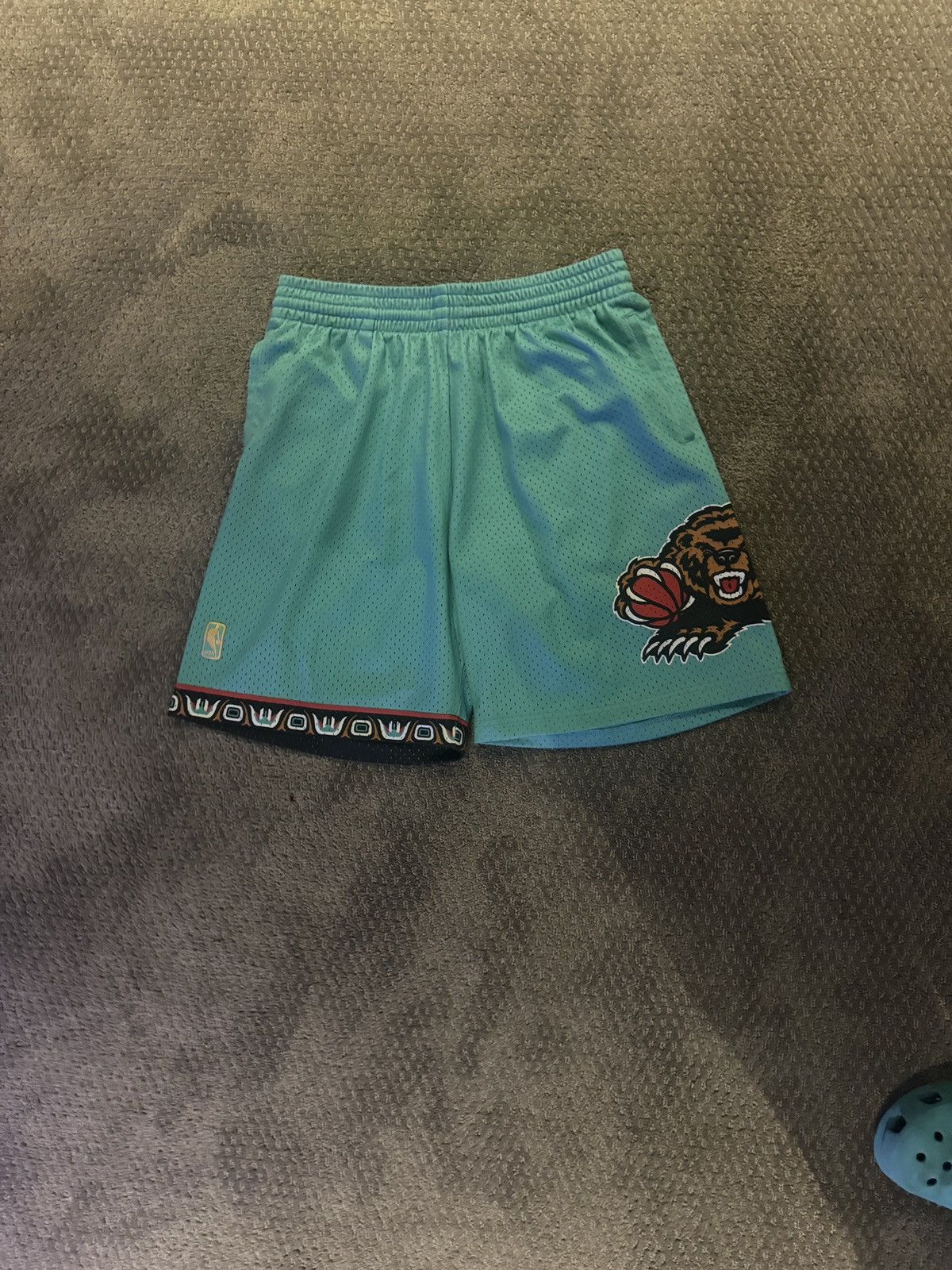 Mitchell Ness Streetwear Vintage mitchell ness vancouver grizzlies teal shorts size large Grailed