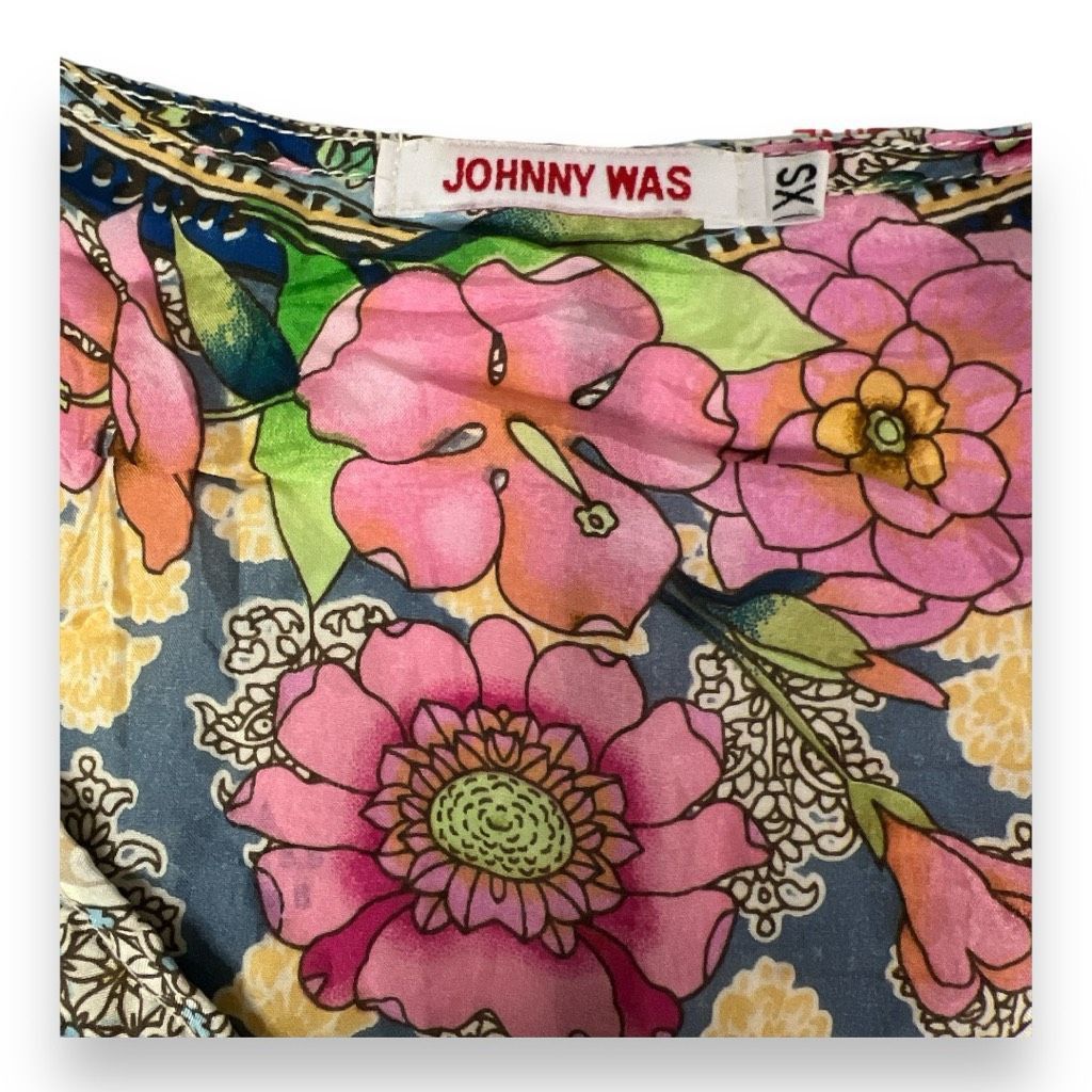 Johnny Was Johnny Was 100% Silk Mini Dress Size Extra Small Size XS / US 0-2 / IT 36-38 - 3 Thumbnail