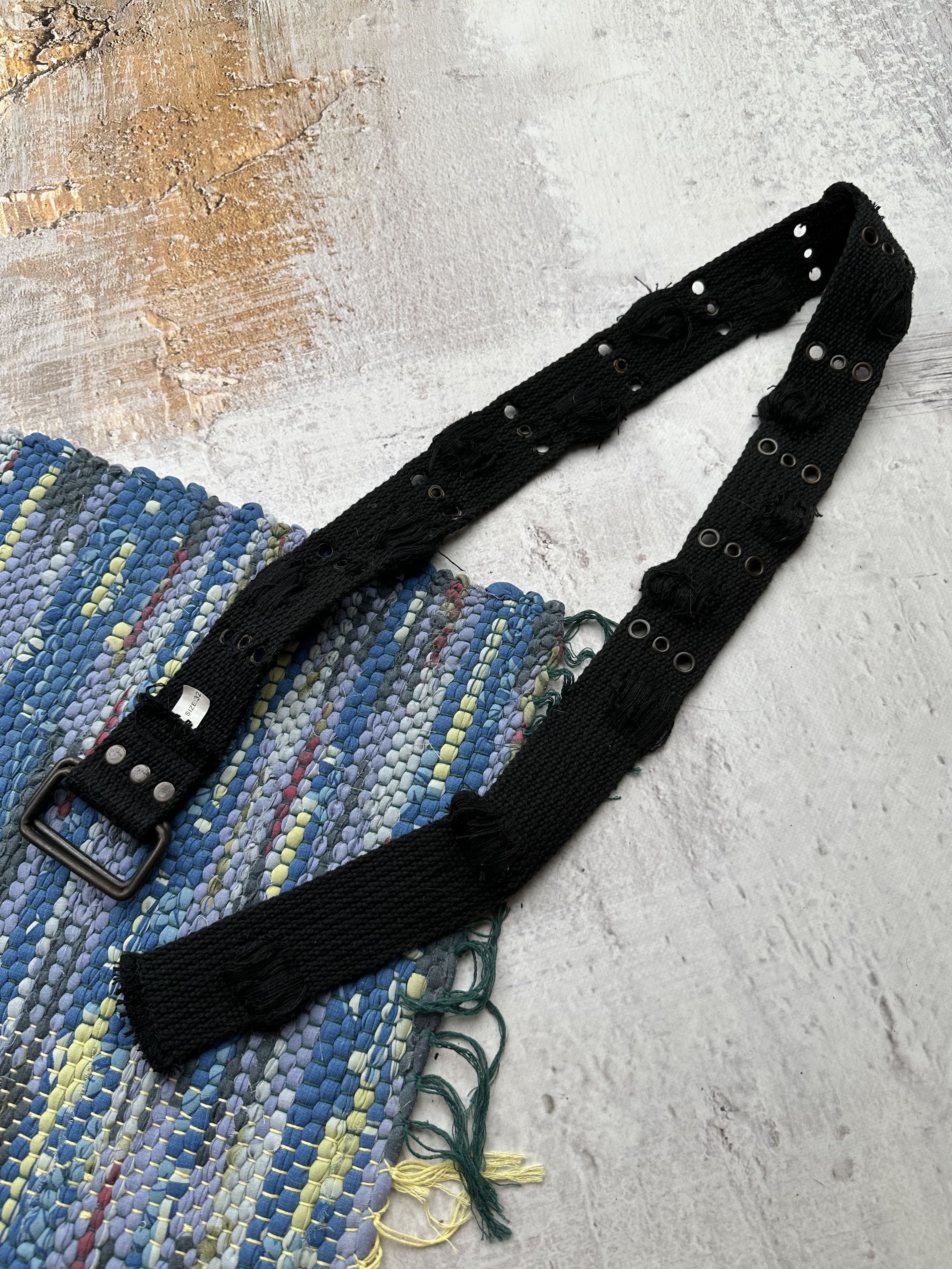 Vintage Vintage Distressed Belt A587(01)(D15) Size 32 - 4 Thumbnail