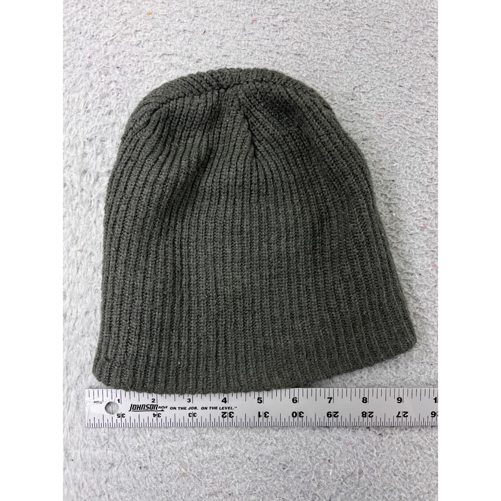 Vintage Gray Knit Beanie Hat Adult One Size Acrylic Ski Activewear Unisex Size ONE SIZE - 3 Thumbnail