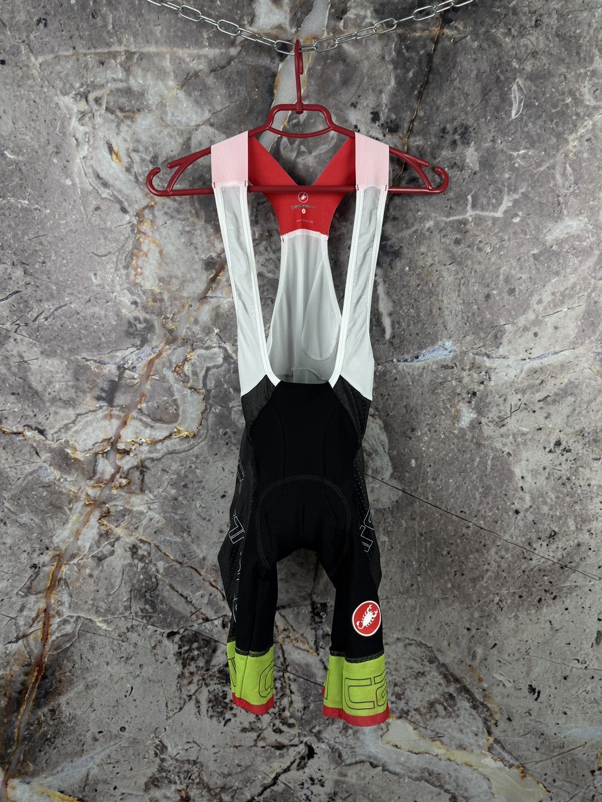 Castelli Rosso Corsa Cycling Bib Shorts Padded Road Racing
